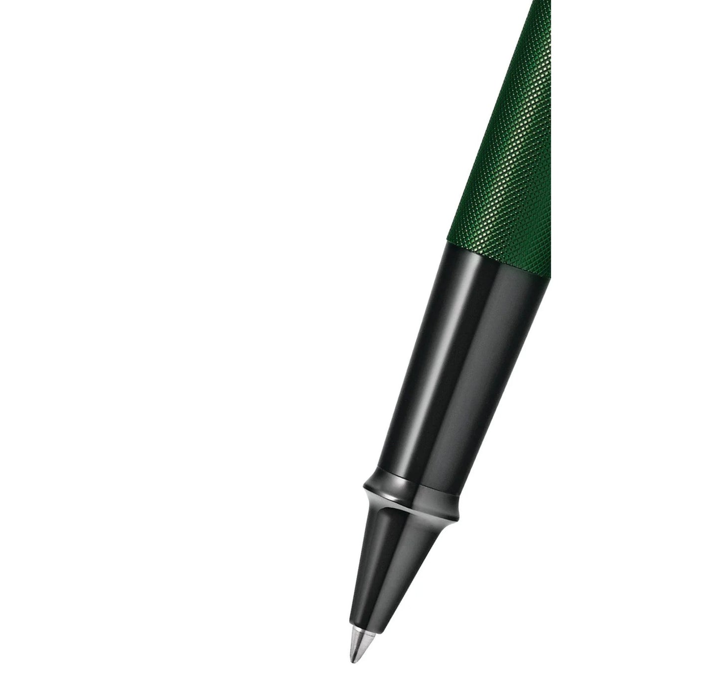Cross Townsend Matte Green PVD Micro-knurl Rollerball Pen AT0045-63