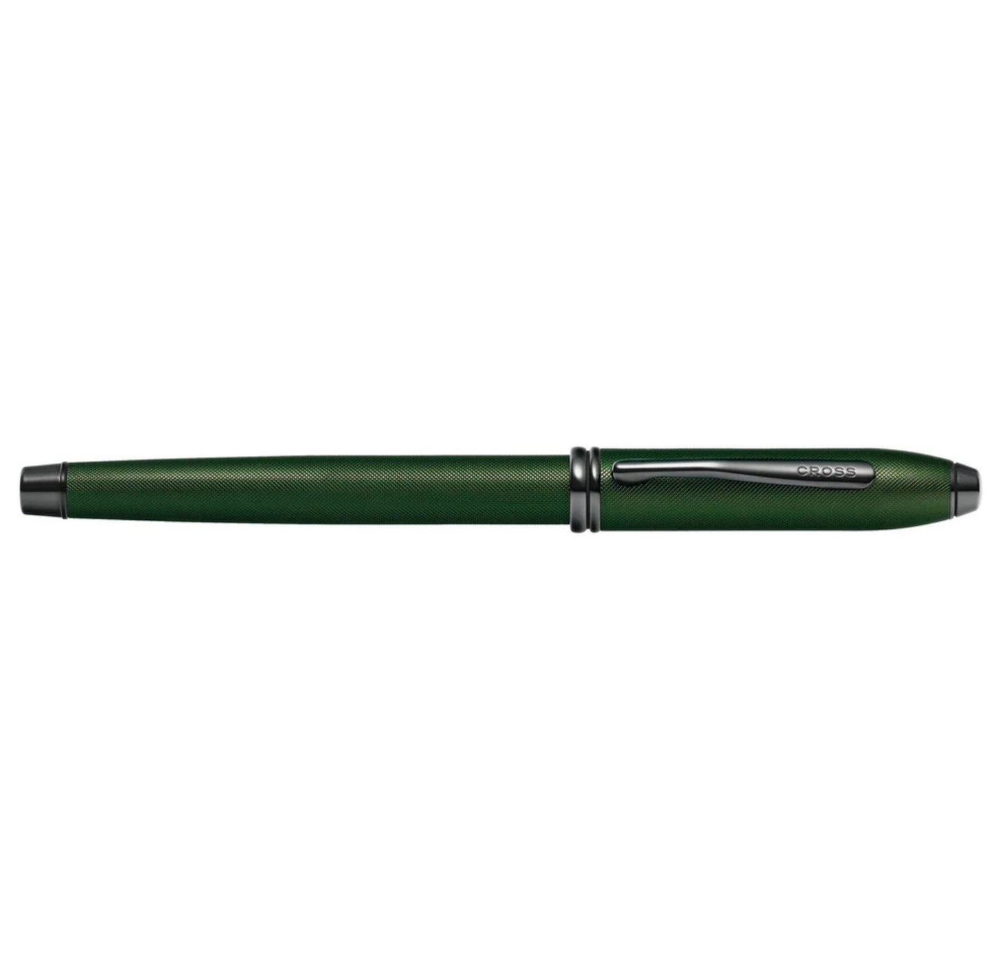 Cross Townsend Matte Green PVD Micro-knurl Rollerball Pen AT0045-63