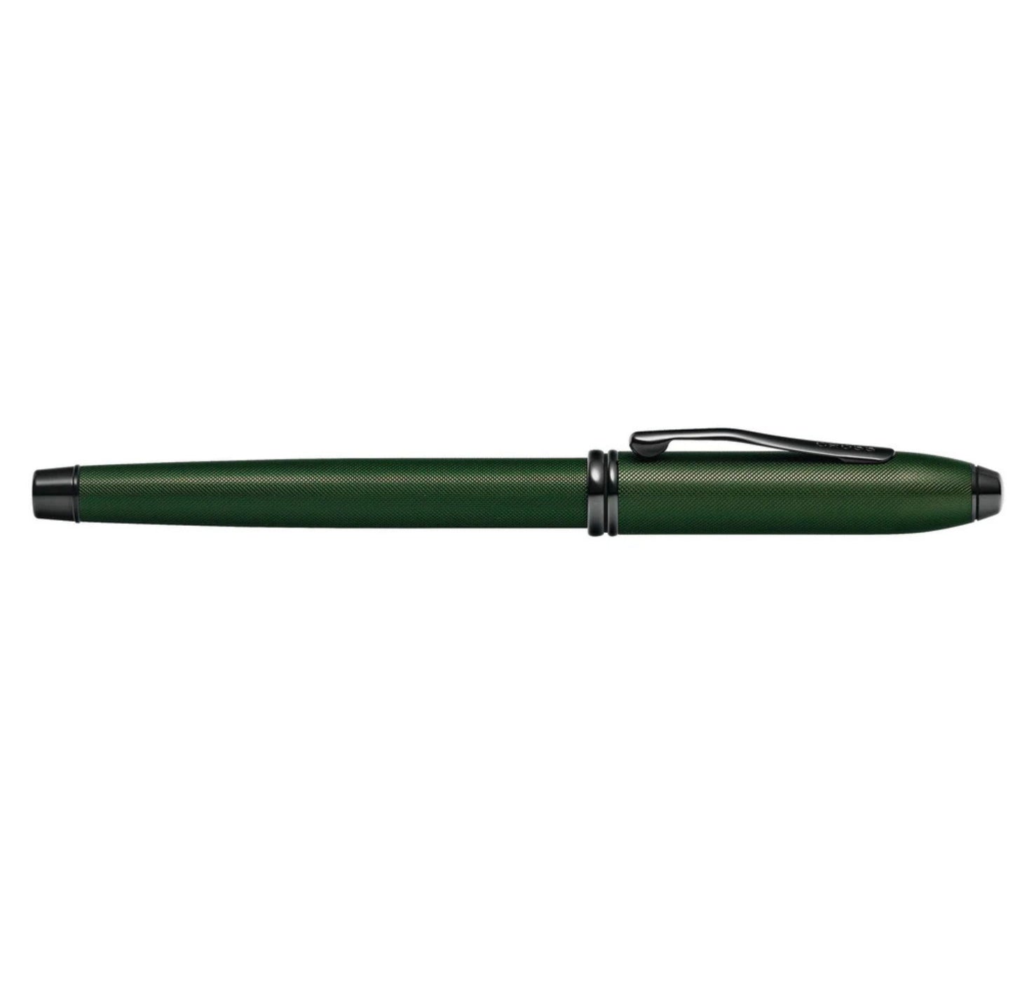 Cross Townsend Matte Green PVD Micro-knurl Rollerball Pen AT0045-63