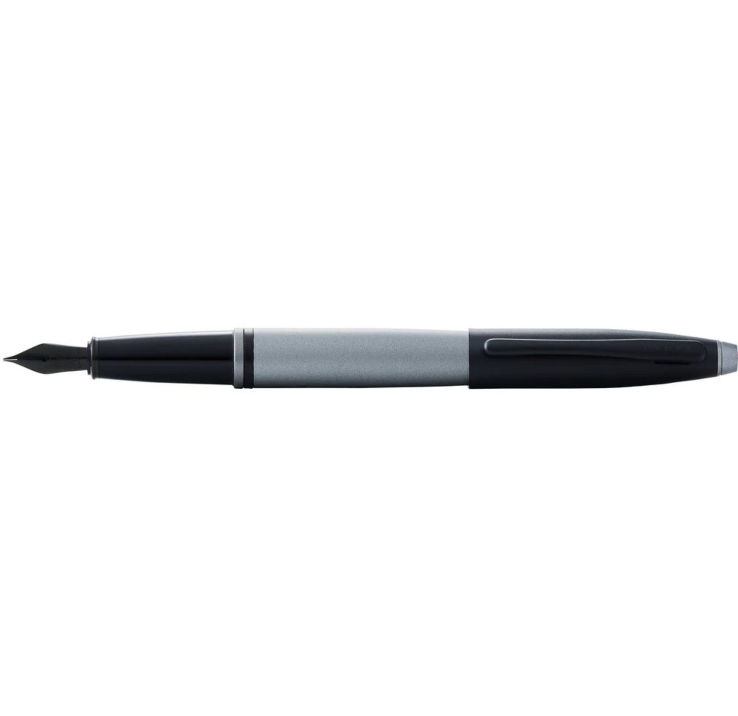 Cross Calais™ Matte Gray and Black Lacquer Stainless Steel Medium Nib Fountain Pen AT0116-26MJ