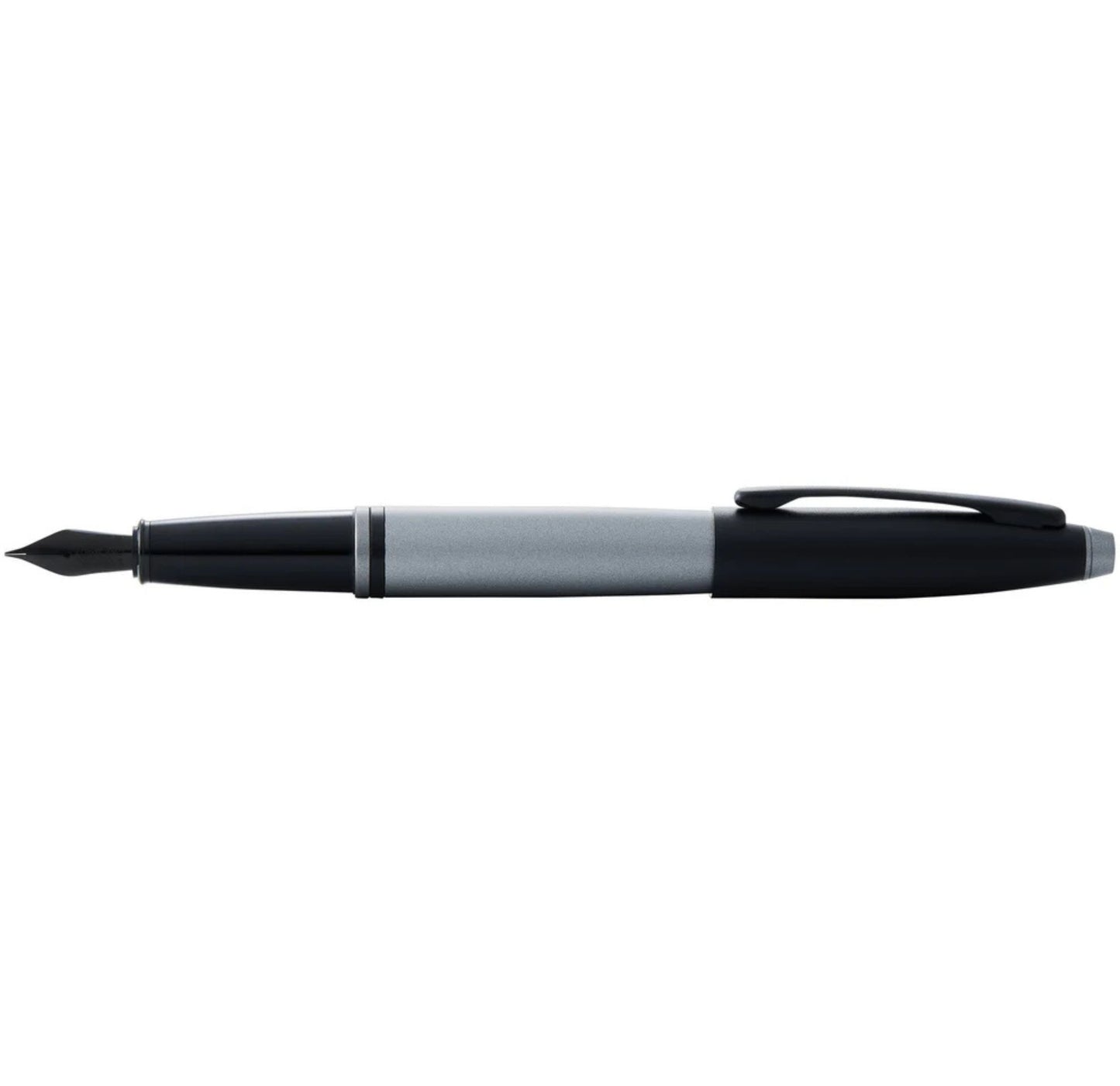 Cross Calais™ Matte Gray and Black Lacquer Stainless Steel Medium Nib Fountain Pen AT0116-26MJ