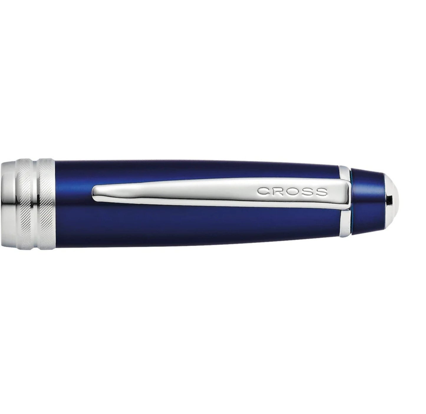 Cross Bailey Blue Lacquer Stainless Steel Medium Nib Fountain Pen AT0456-12MS