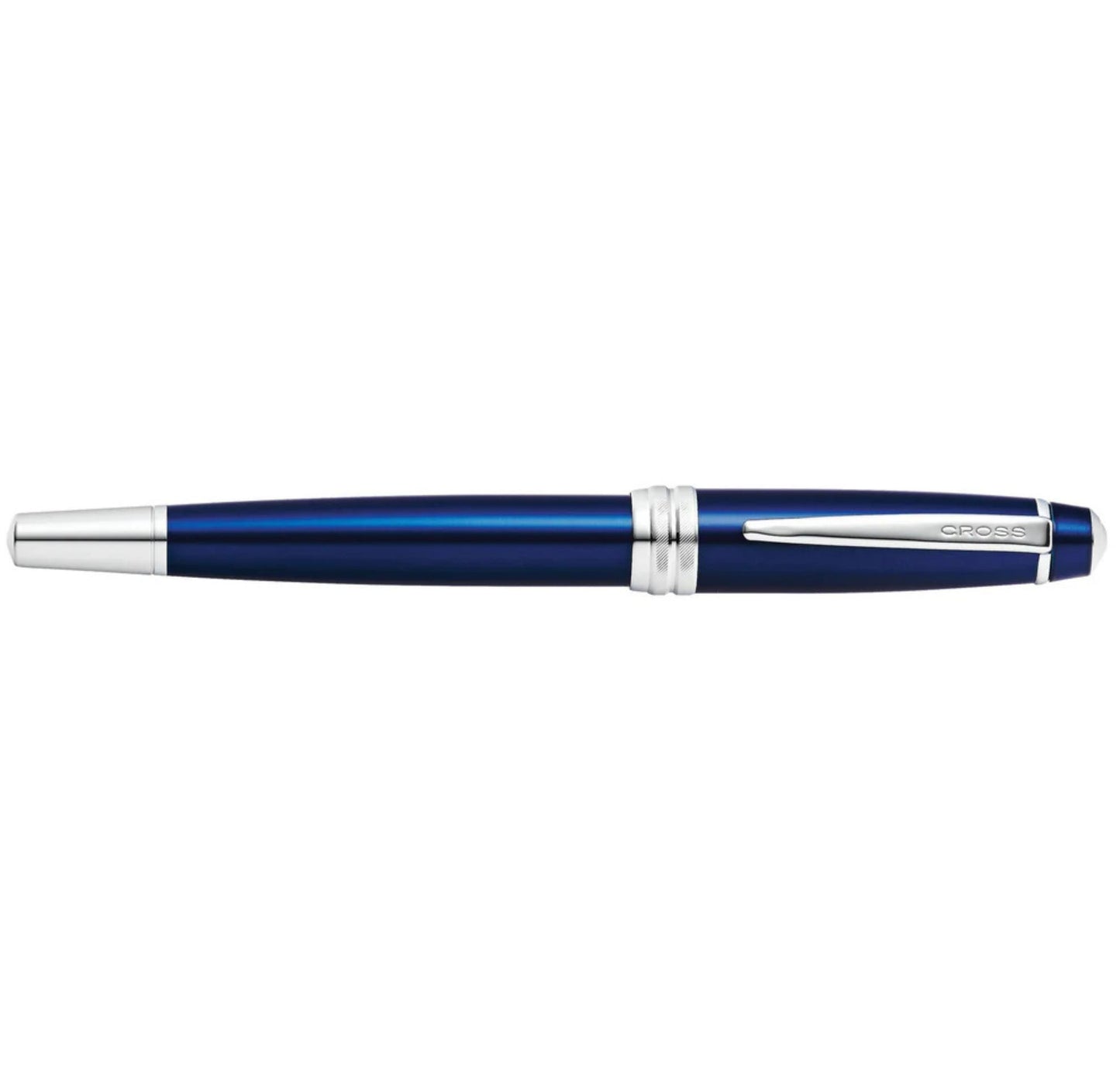 Cross Bailey Blue Lacquer Stainless Steel Medium Nib Fountain Pen AT0456-12MS