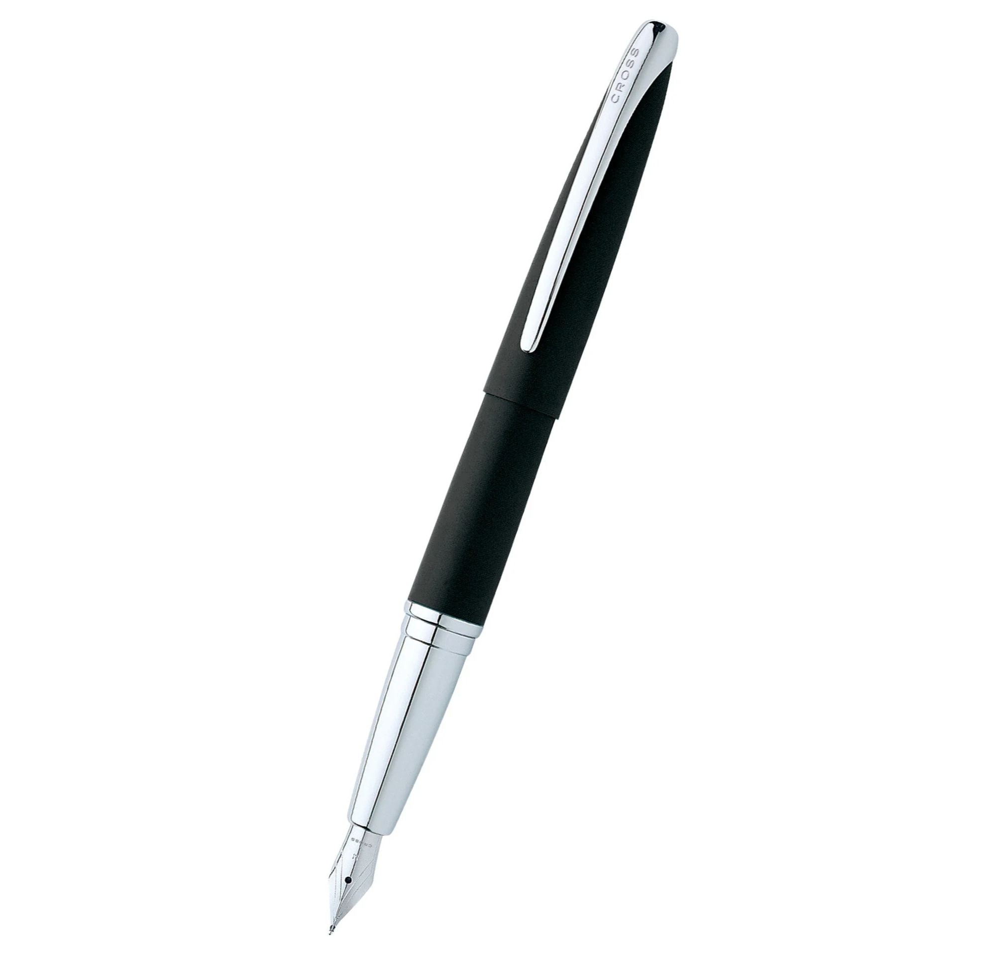 Cross ATX® Basalt Black Stainless Steel Fine Nib Fountain Pen 886-3FS