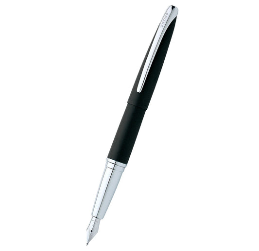 Cross ATX® Basalt Black Stainless Steel Fine Nib Fountain Pen 886-3FS