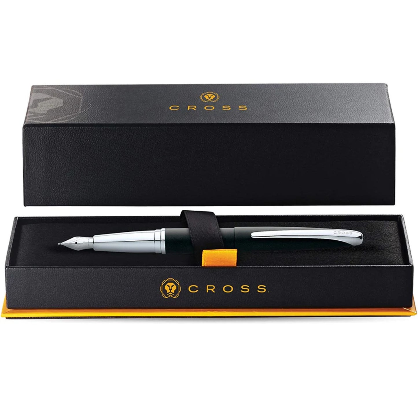 Cross ATX® Basalt Black Stainless Steel Fine Nib Fountain Pen 886-3FS