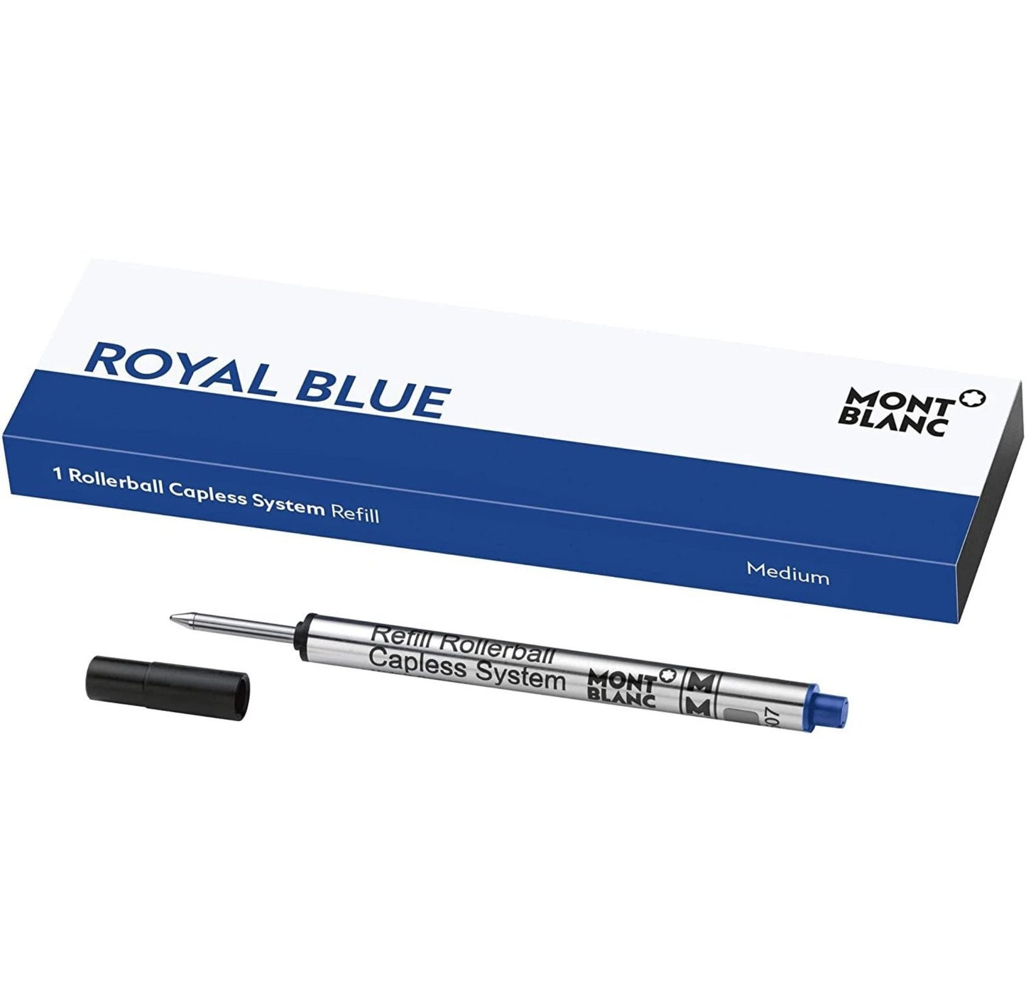 Montblanc 1 Rollerball Capless System Refill Medium Royal Blue 128243