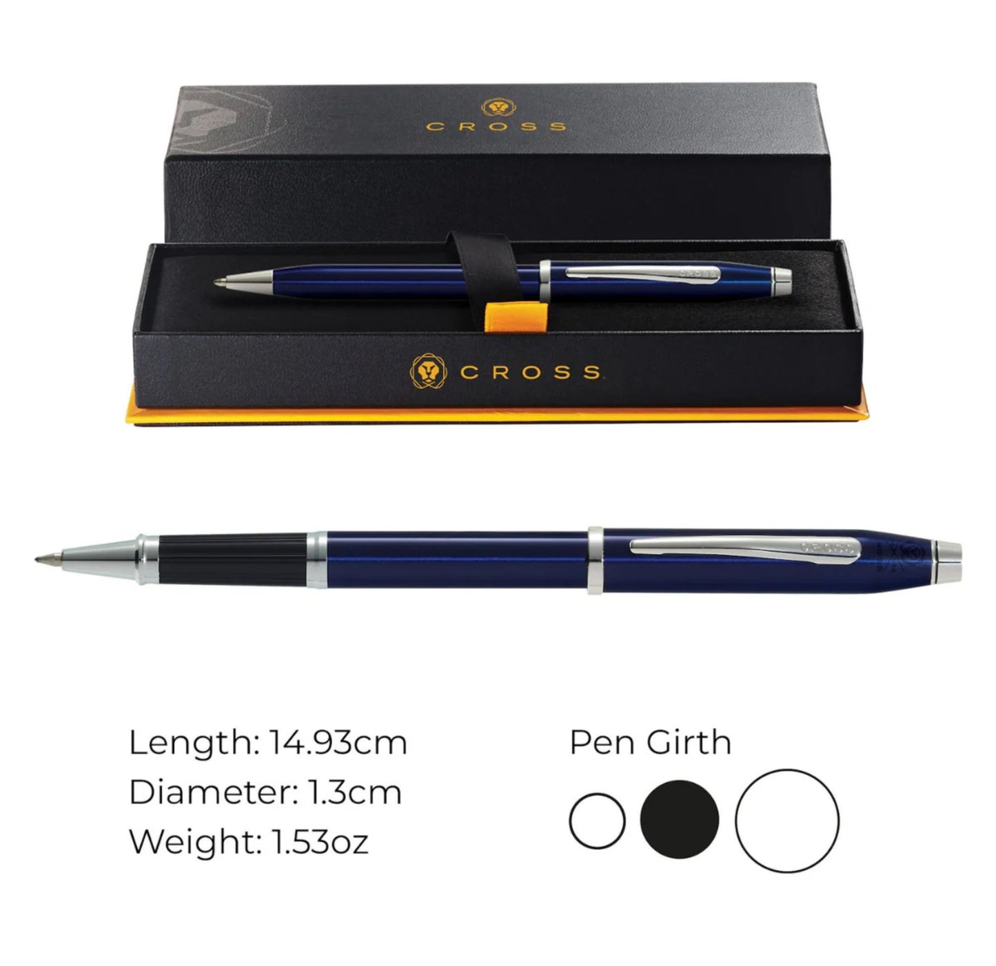Cross Century® II Blue Lacquer Rollerball Pen AT0085-158