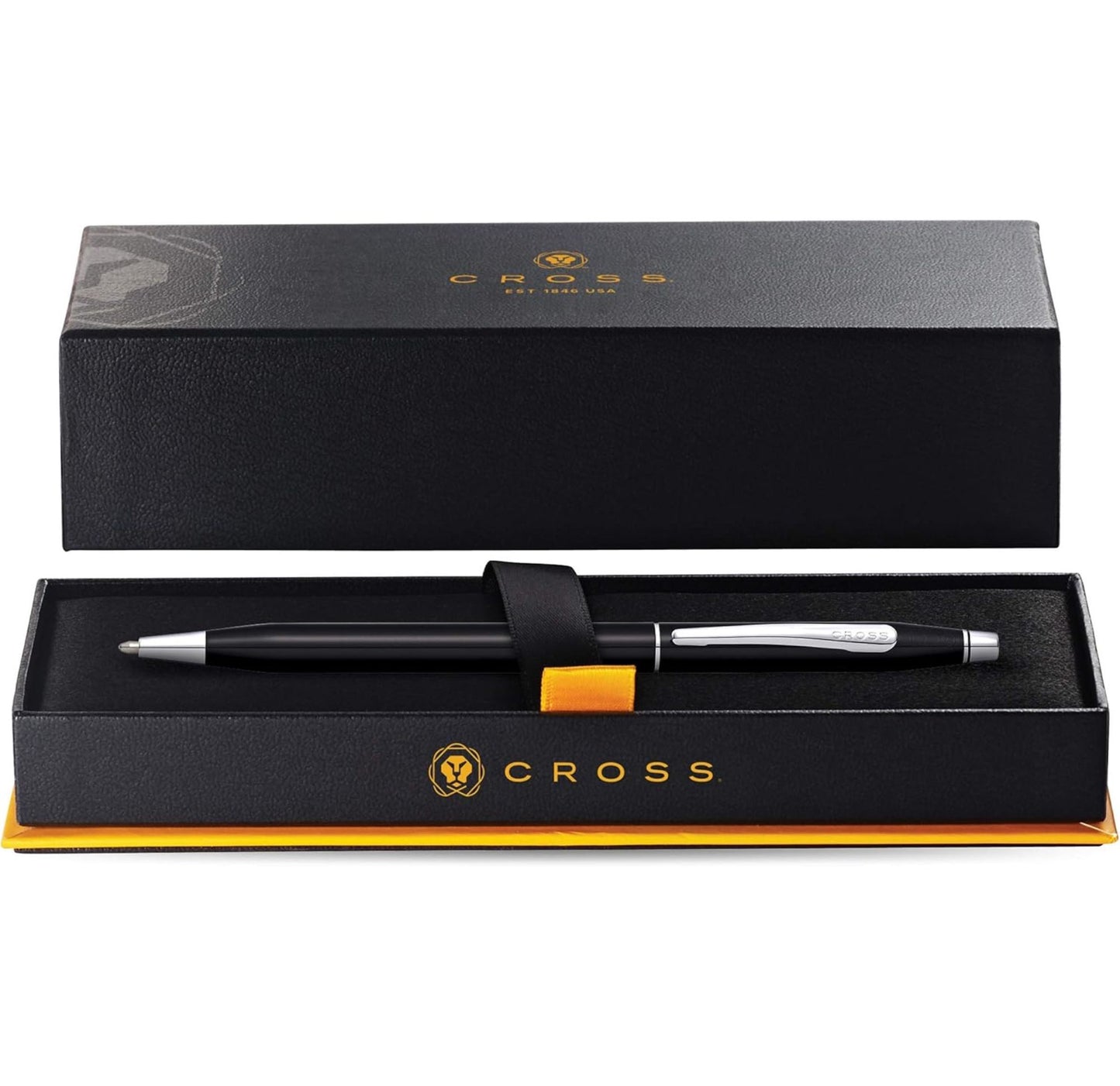 Cross Classic Century Black Lacquer Ballpoint Pen AT0082-77