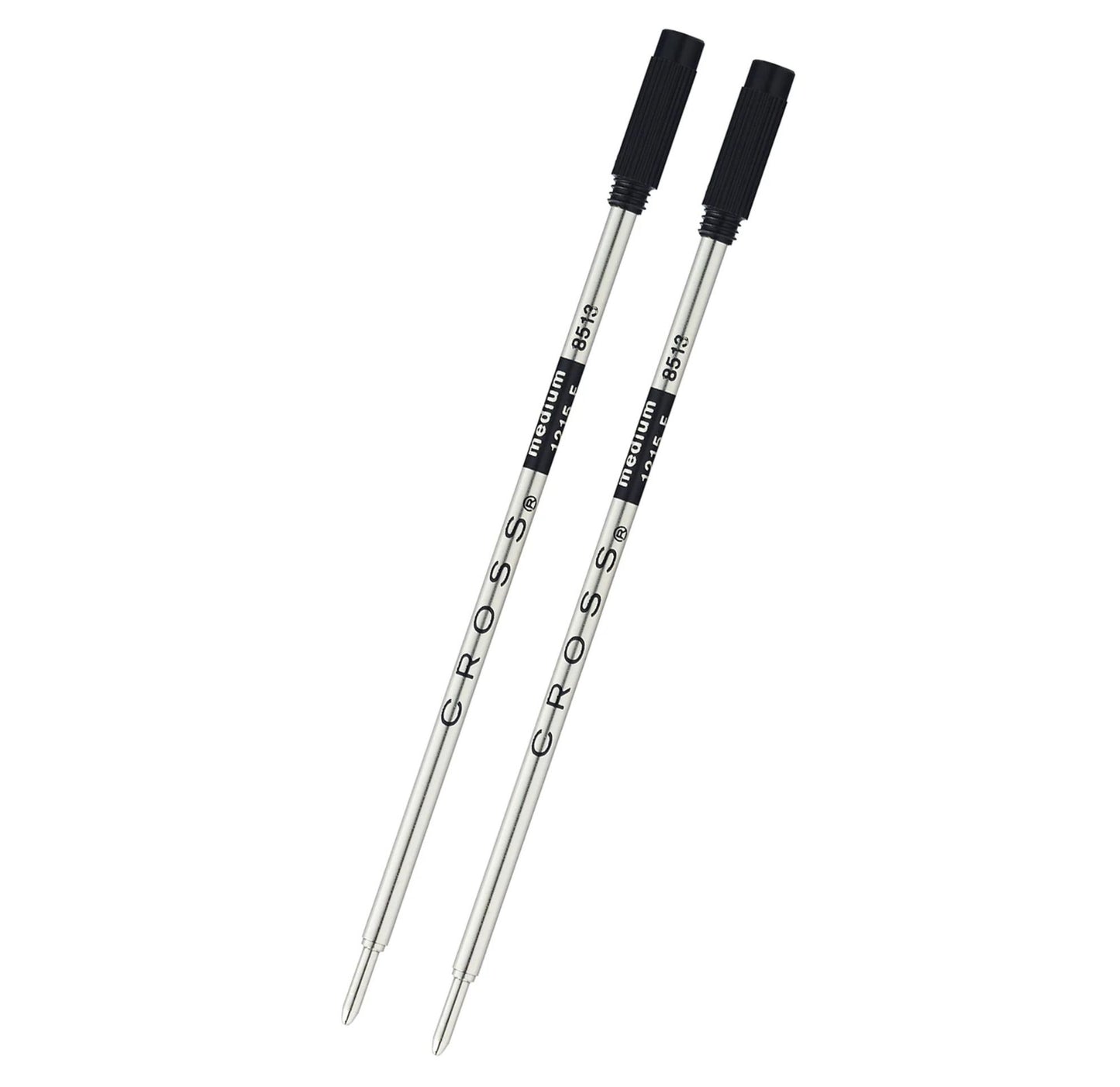 Cross Ballpoint Pen Refill - Black - Medium - Dual Pack 8513-2