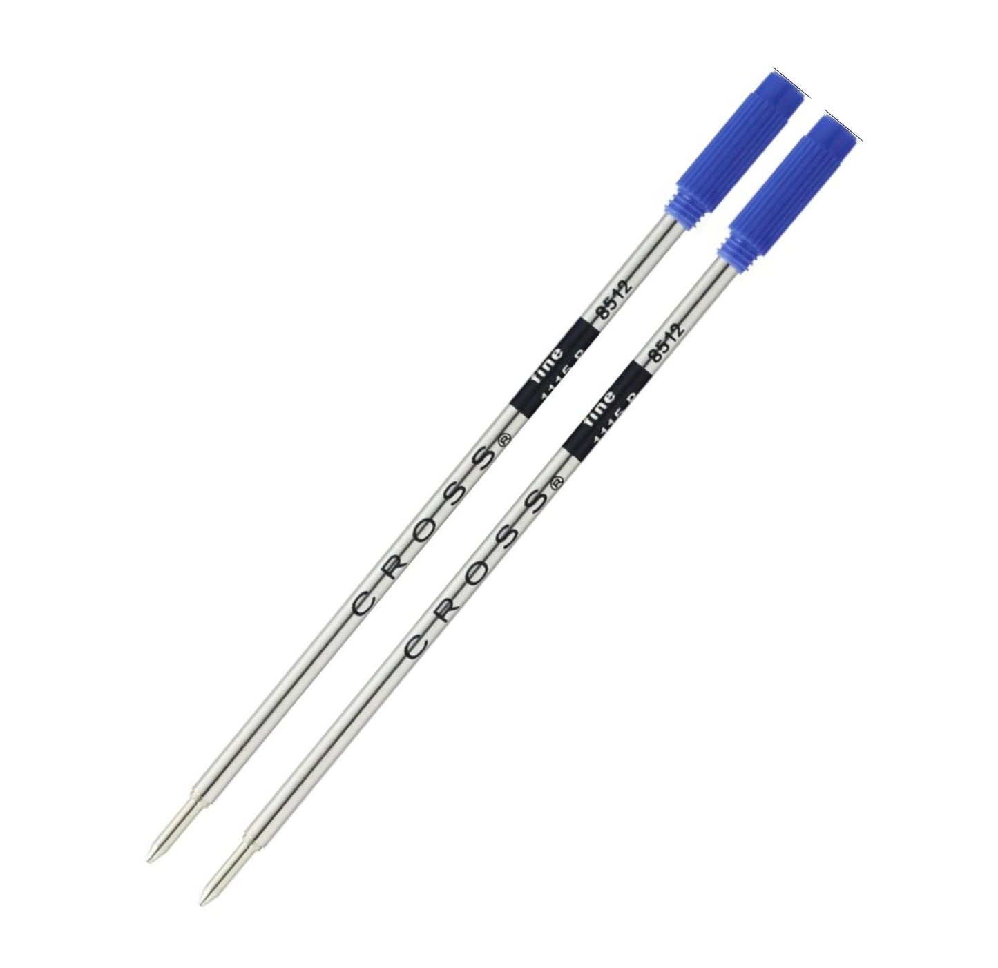 Cross Ballpoint Pen Refill - Blue - Fine - Dual Pack 8512-2