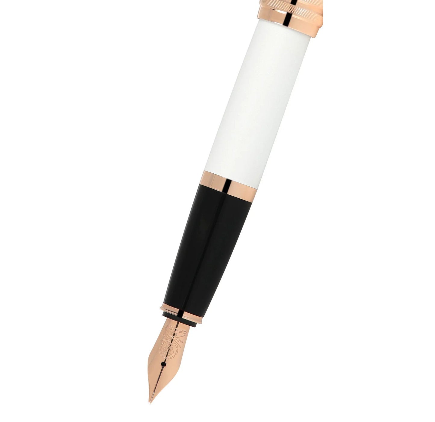 Cross Bailey Pearlescent White Lacquer Fine Nib Fountain Pen AT0456-22FF