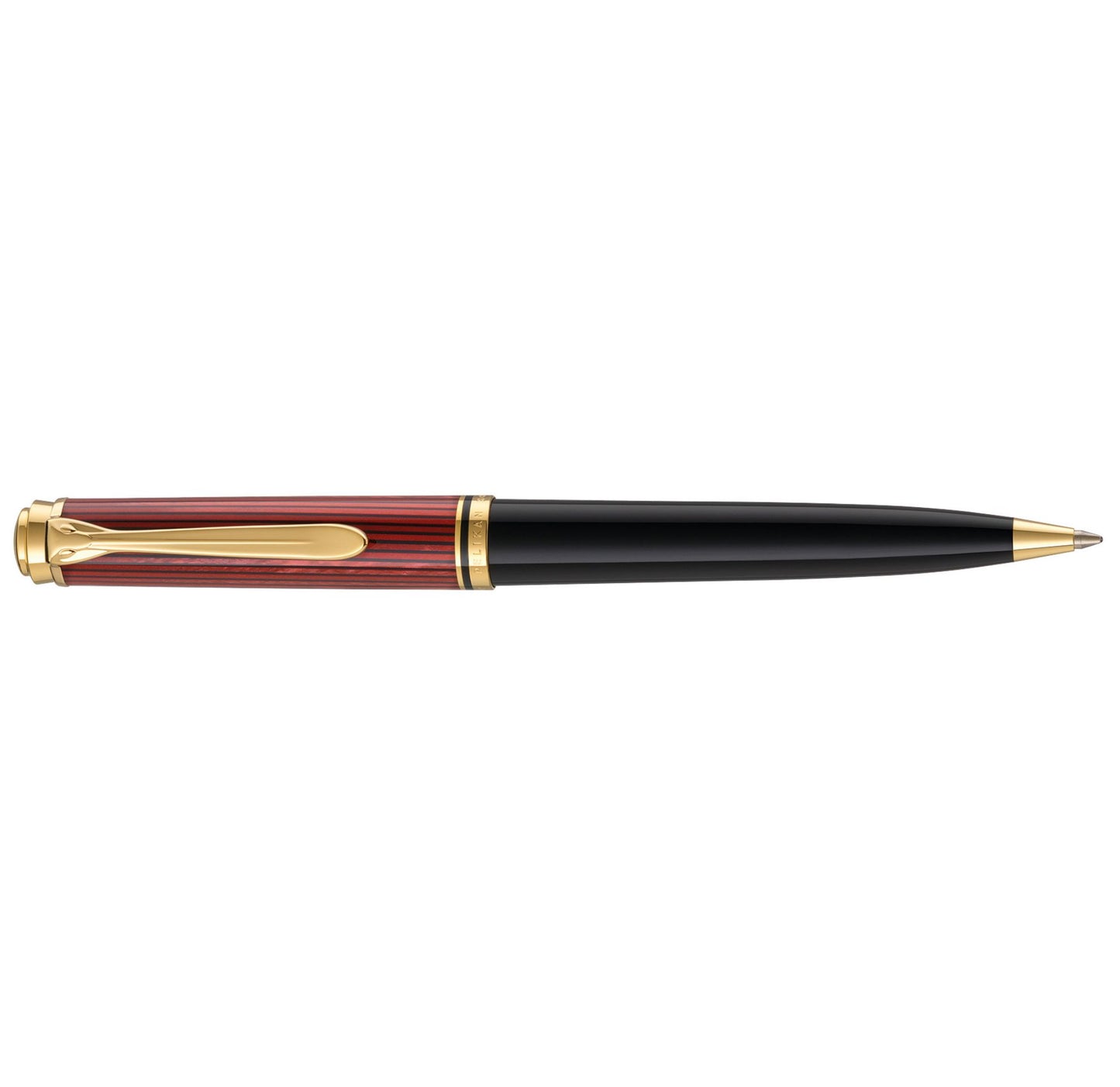 Pelikan K600 Souveraen Black/Red Ballpoint Pen With Gold 928713