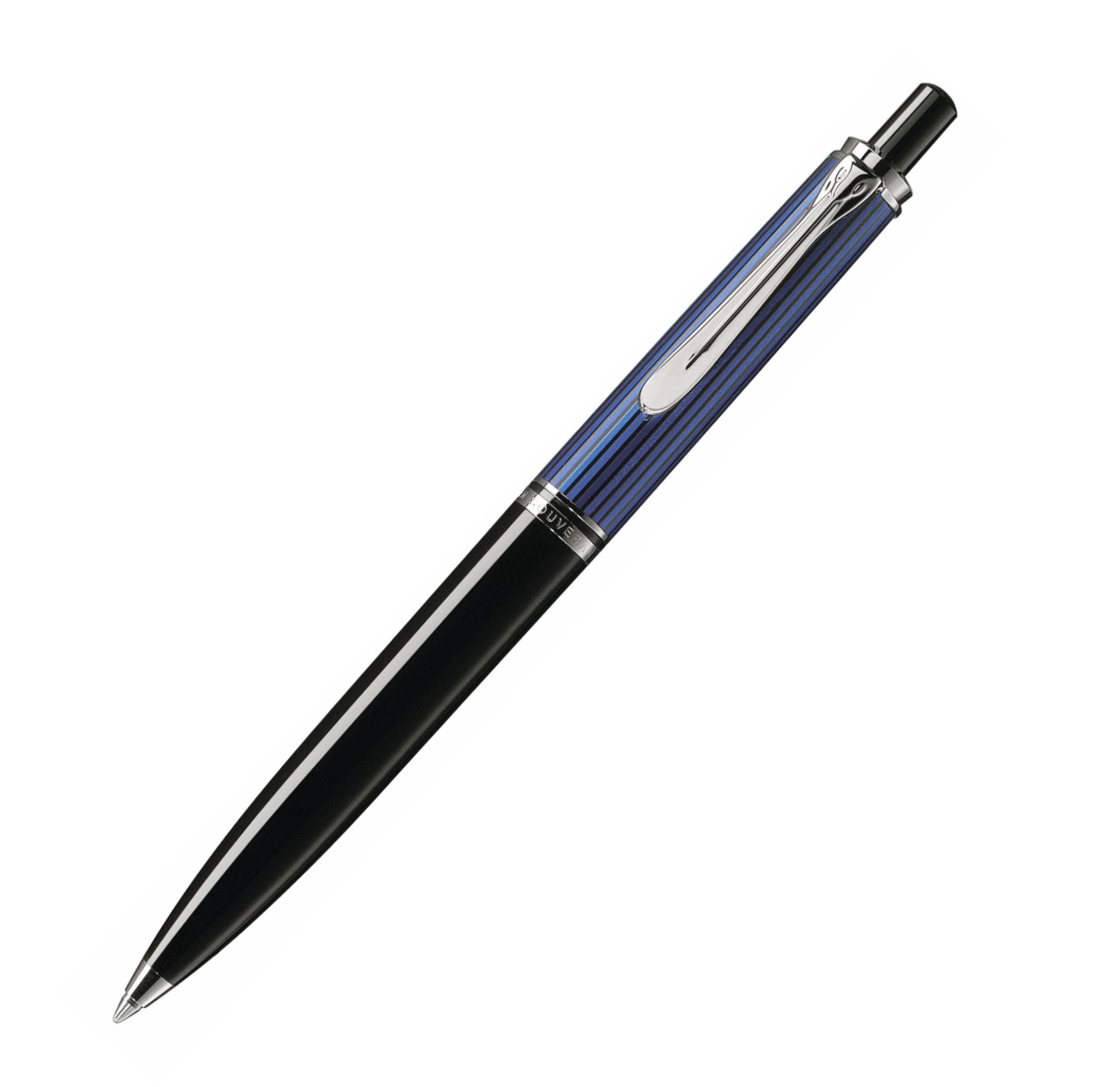 Pelikan K405 Souveraen Black/Blue Ballpoint Pen With Silver 932723