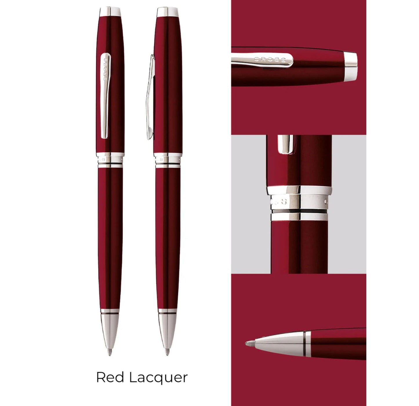 Cross Coventry Red Lacquer Ballpoint Pen AT0662-10