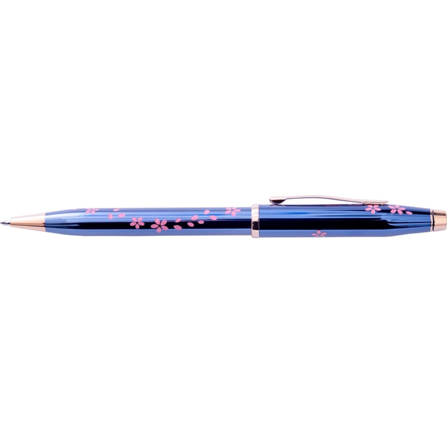 Cross Century II Cherry Blossom Translucent Blue Lacquer Ballpoint Pen AT0082-163
