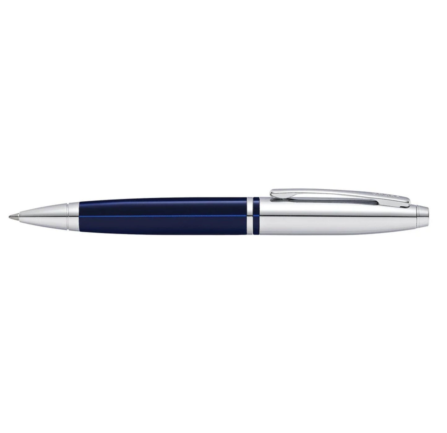 Cross Calais™ Chrome & Blue Lacquer Ballpoint Pen AT0112-3