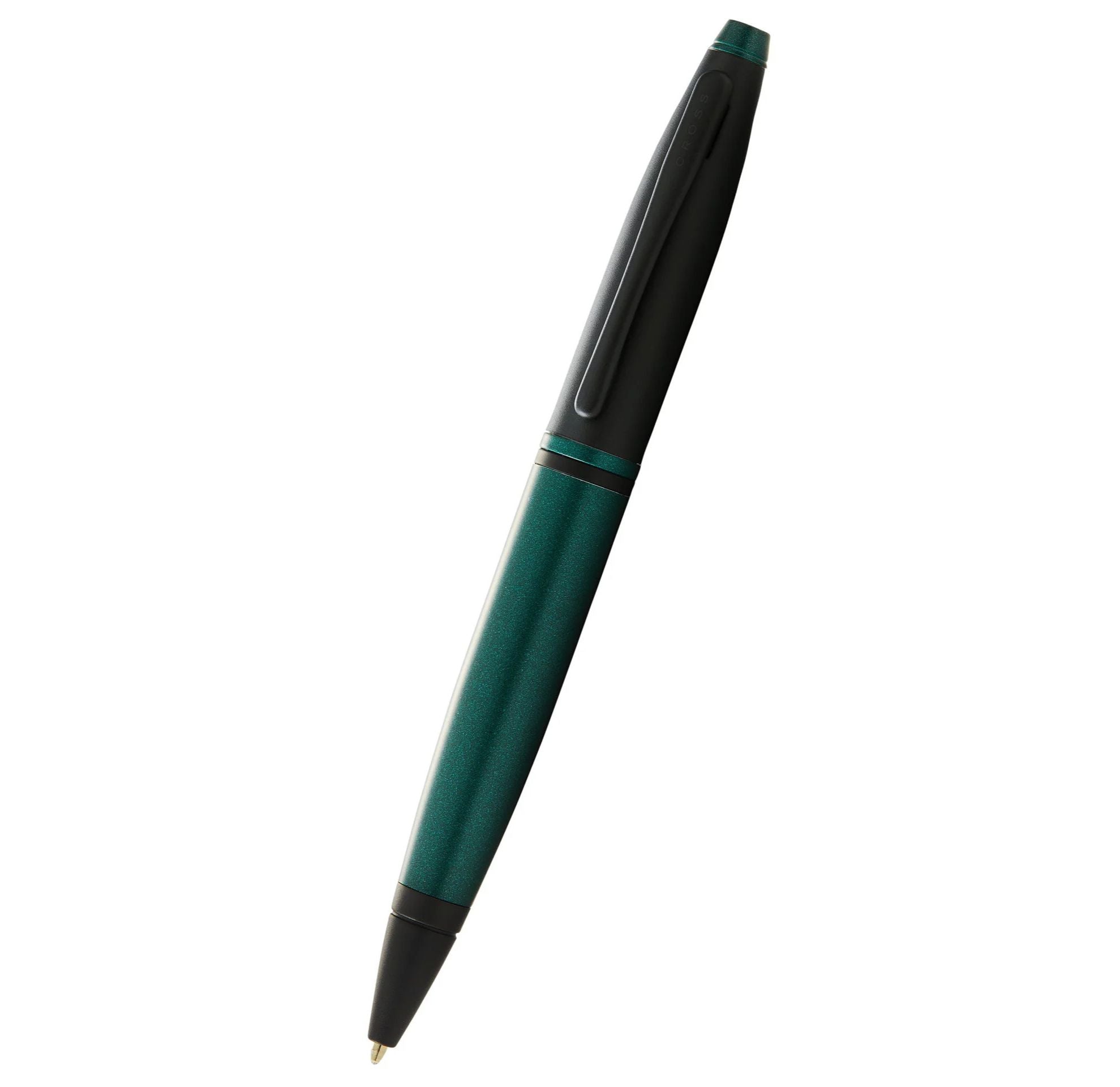 Cross Calais Matte Green and Black Lacquer Ballpoint Pen AT0112-25