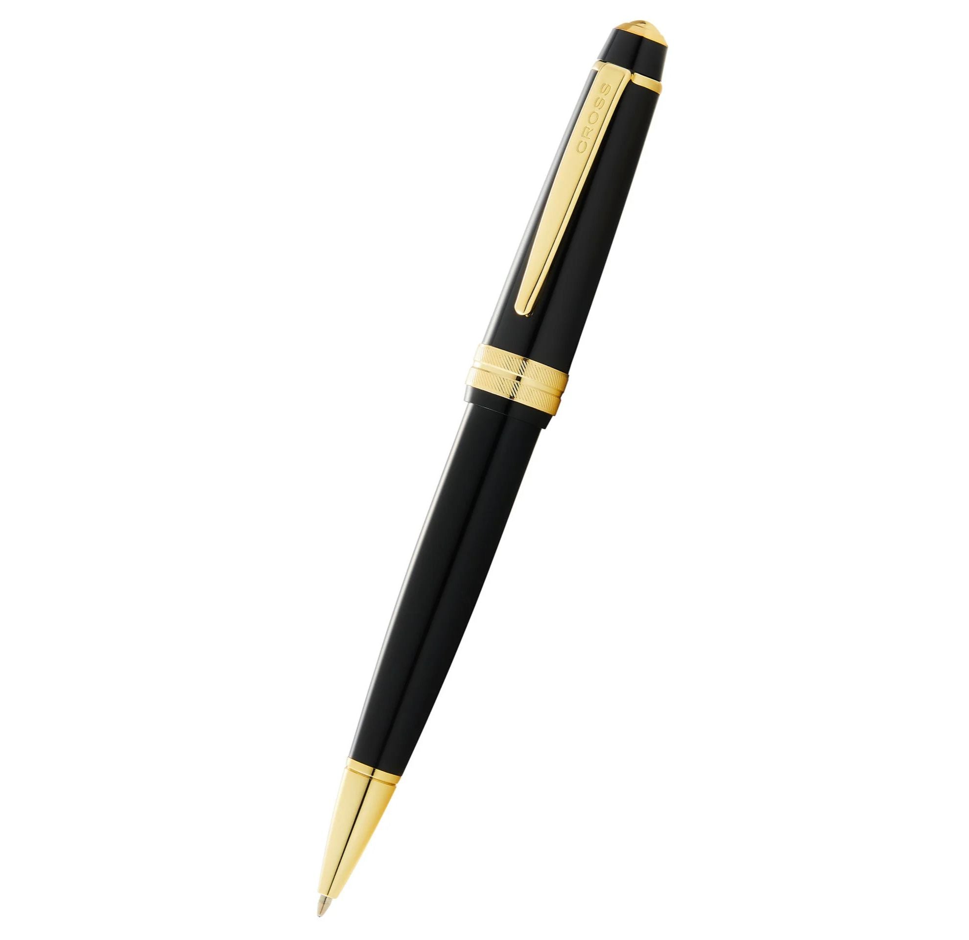 Cross Bailey Light Polished Black Resin and Gold Tone Ballpoint Pen AT0742-9