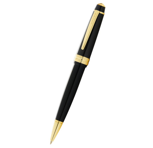 Cross Bailey Light Polished Black Resin and Gold Tone Ballpoint Pen AT0742-9