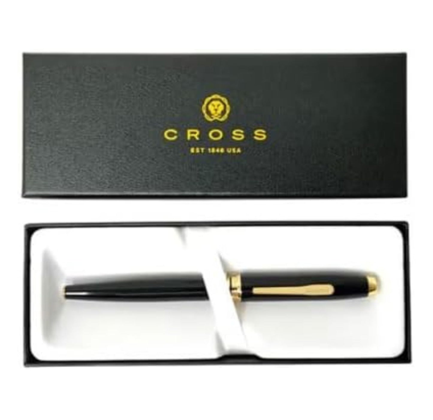 Cross Coventry Black Lacquer with Gold-Tone Rollerball Pen AT0665-11