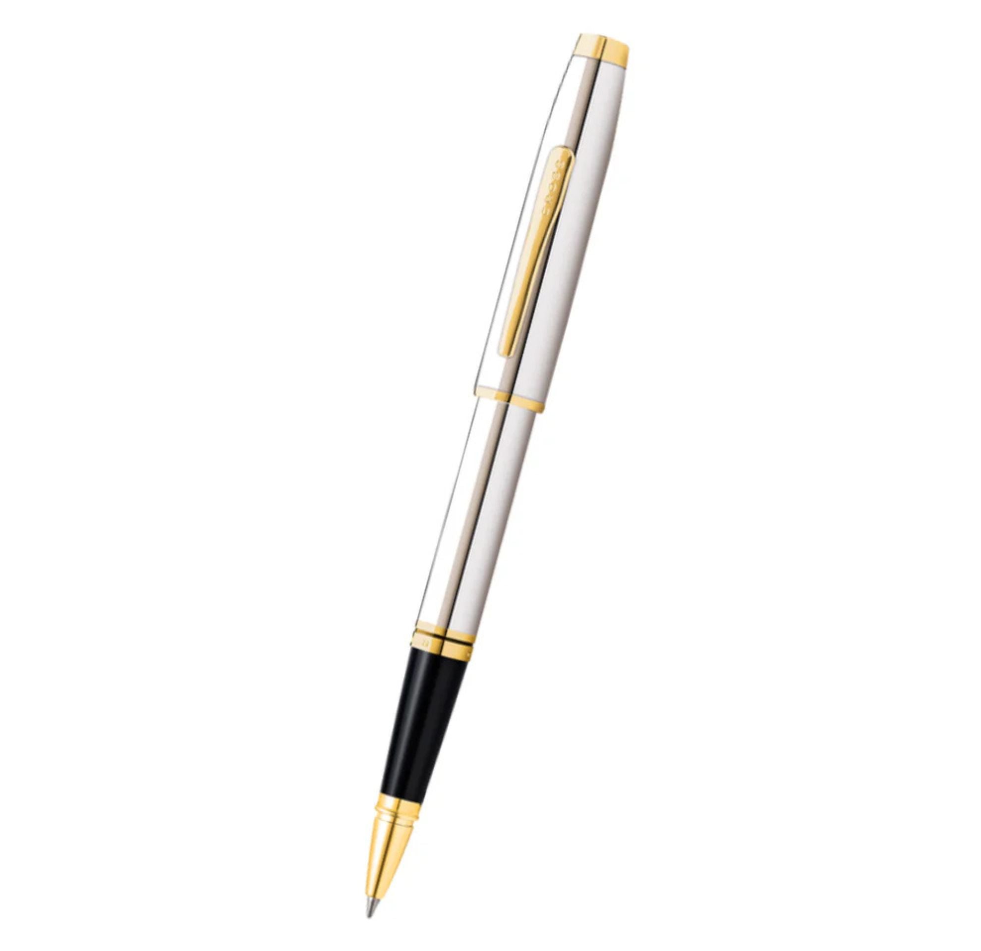 Cross Coventry Polished Chrome with Gold-Tone Rollerball Pen AT0665-2