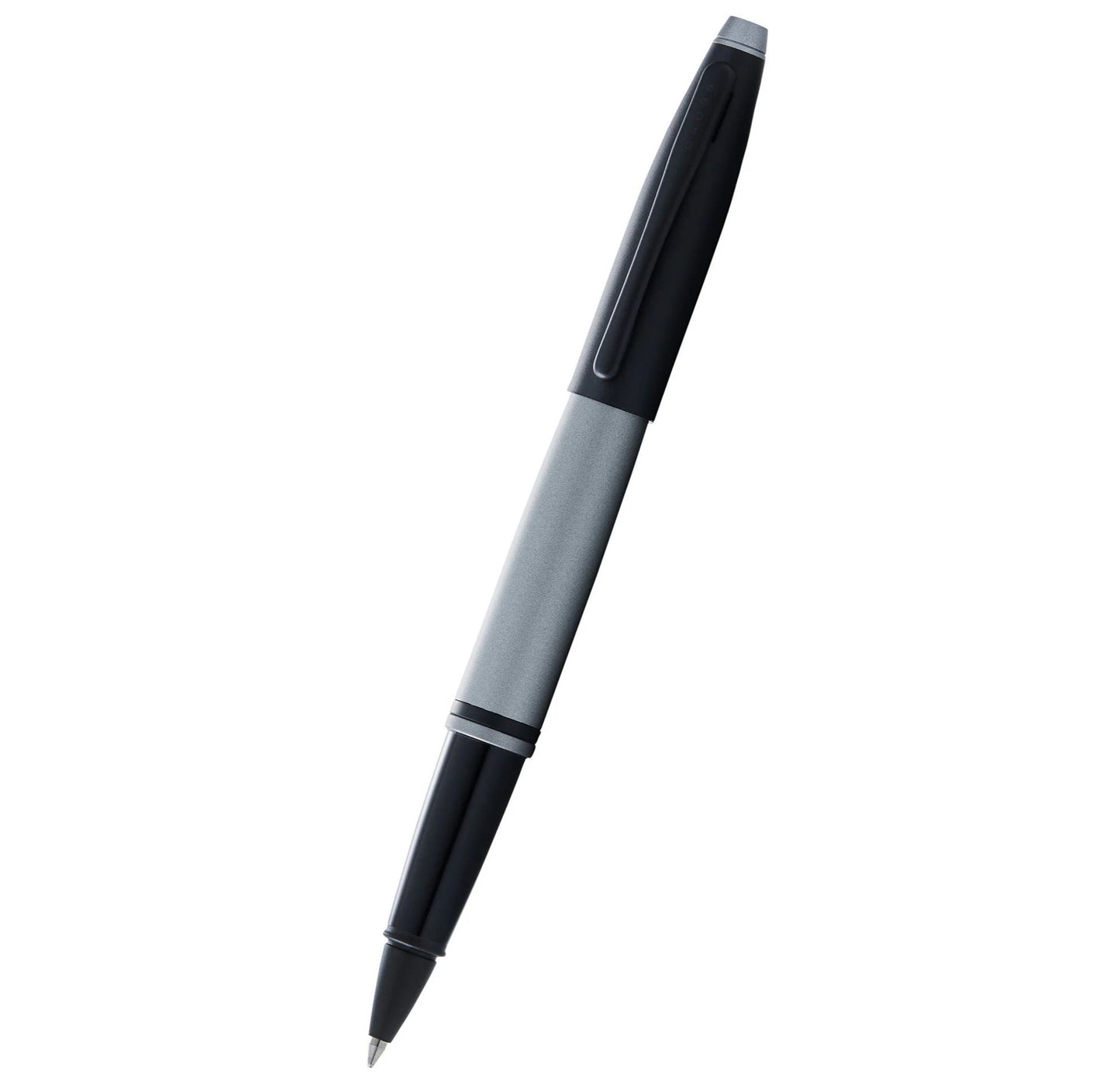 Cross Calais Matte Gray and Black Lacquer Rollerball Pen AT0115-26