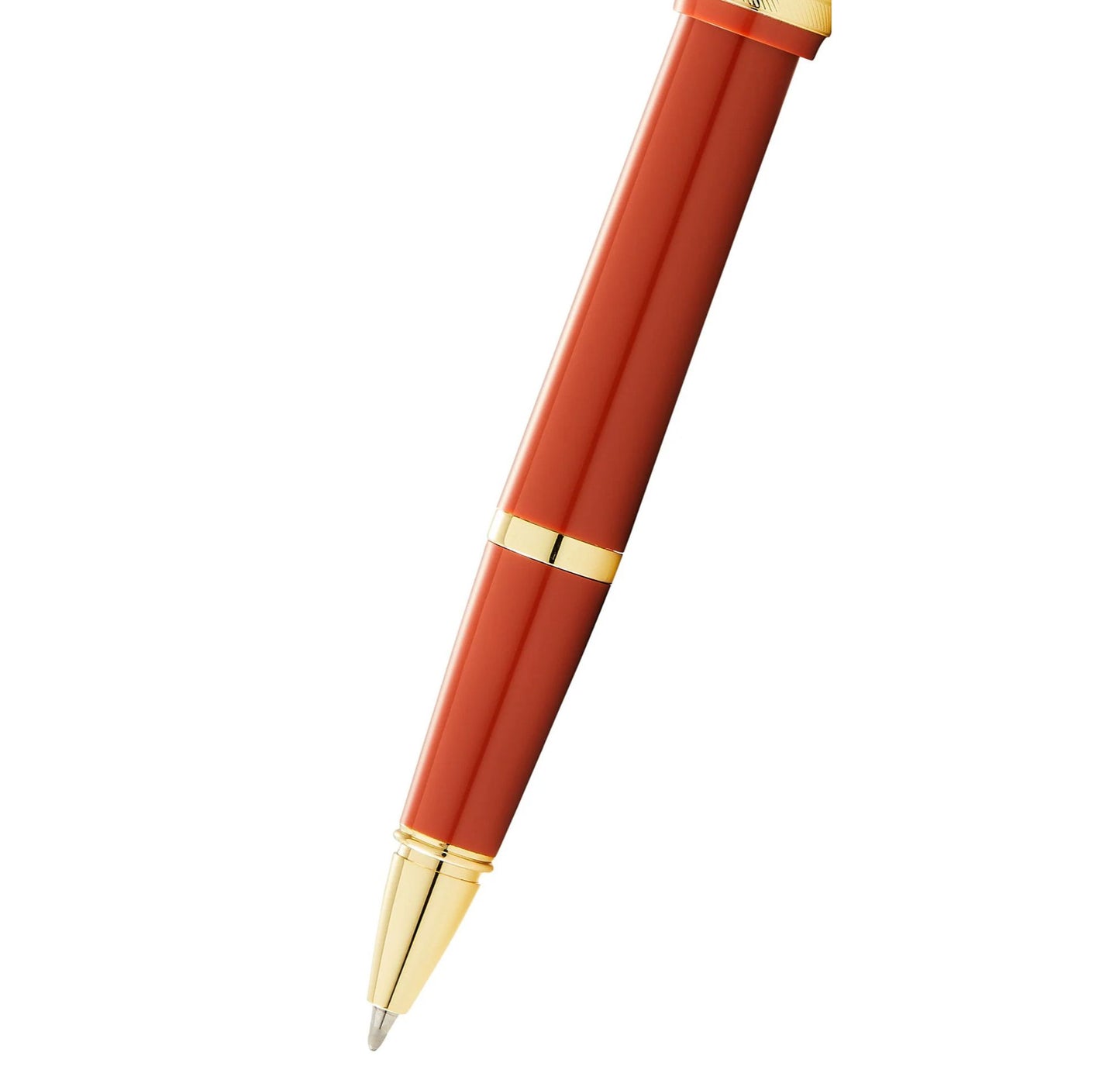 Cross Bailey Light™ Polished Amber Resin and Gold Tone Rollerball Pen AT0745-13