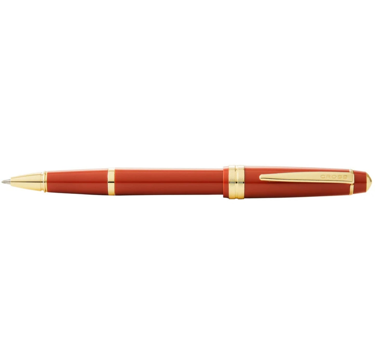 Cross Bailey Light™ Polished Amber Resin and Gold Tone Rollerball Pen AT0745-13