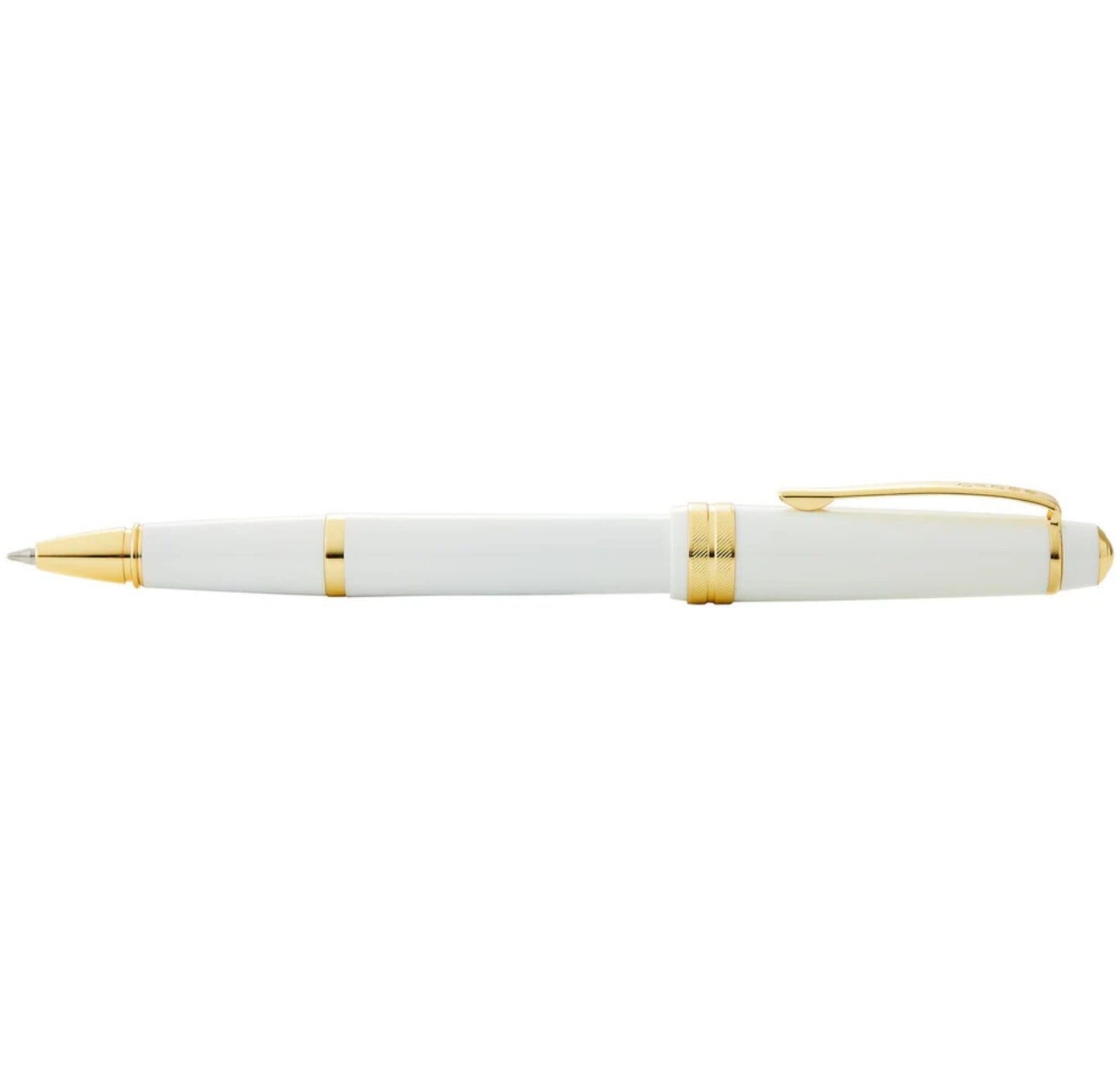 Cross Bailey Light™ Polished White Resin and Gold Tone Rollerball Pen AT0745-10