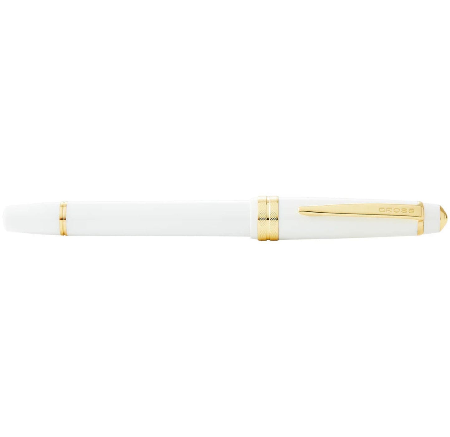 Cross Bailey Light™ Polished White Resin and Gold Tone Rollerball Pen AT0745-10