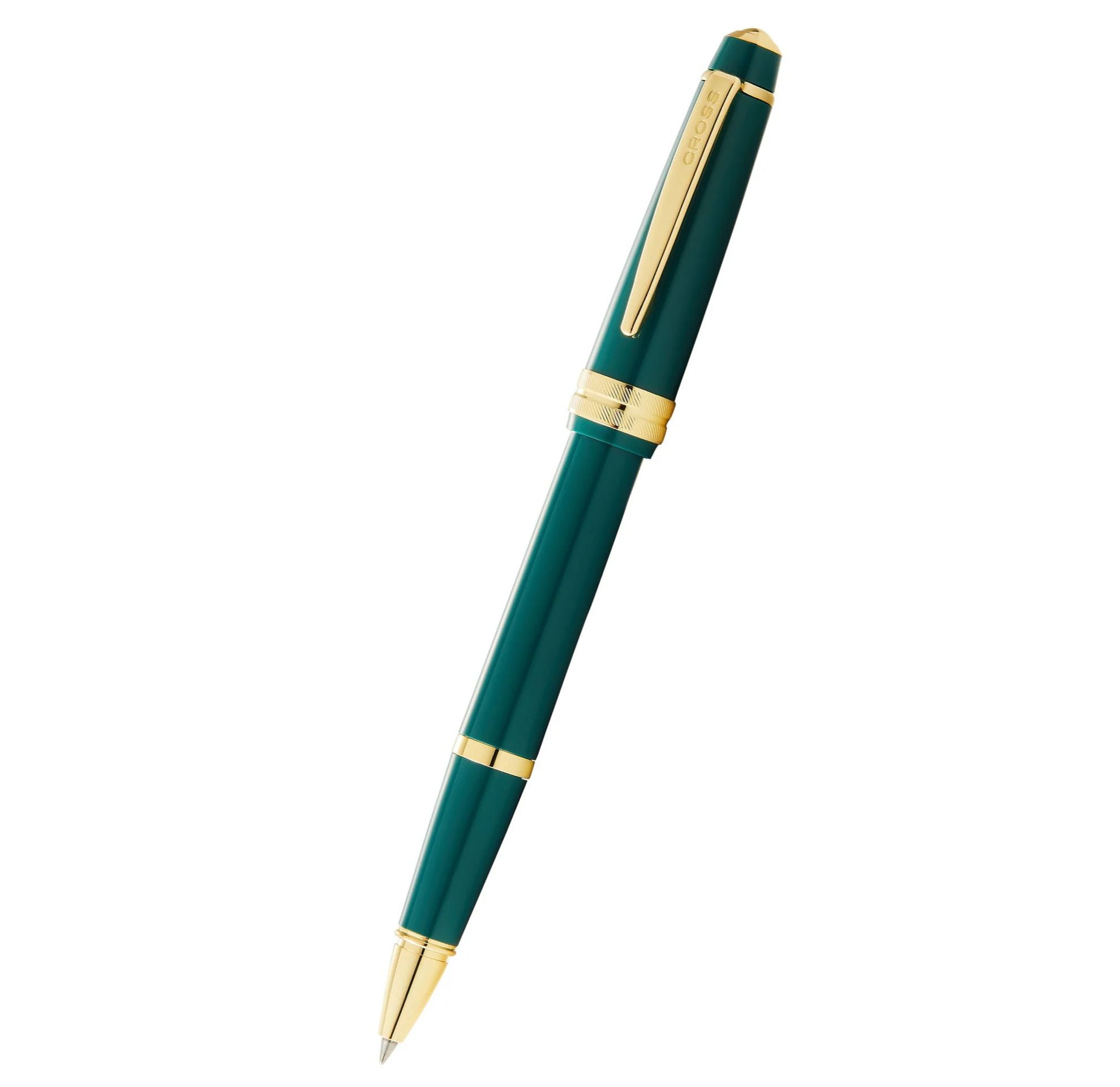 Cross Bailey Light™ Polished Green Resin and Gold Tone Rollerball Pen AT0745-12