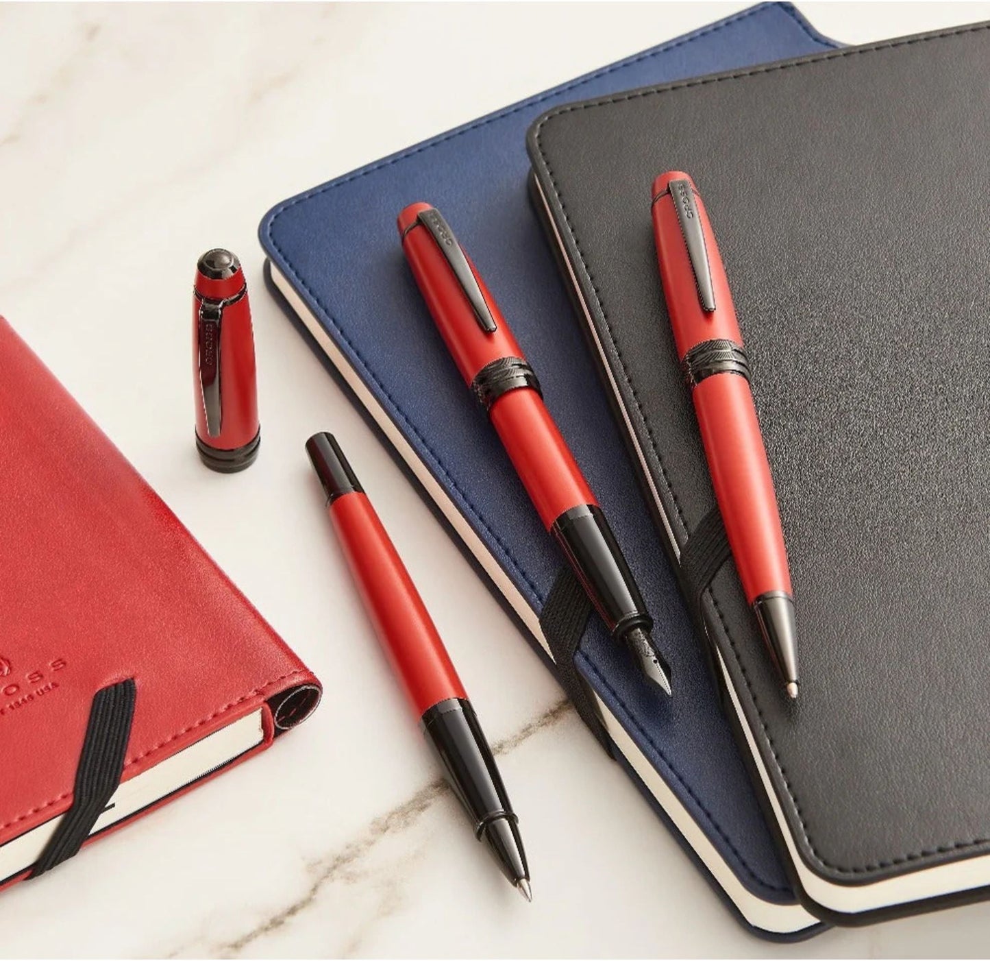 Cross Bailey™ Matte Red Lacquer Rollerball Pen AT0455-21