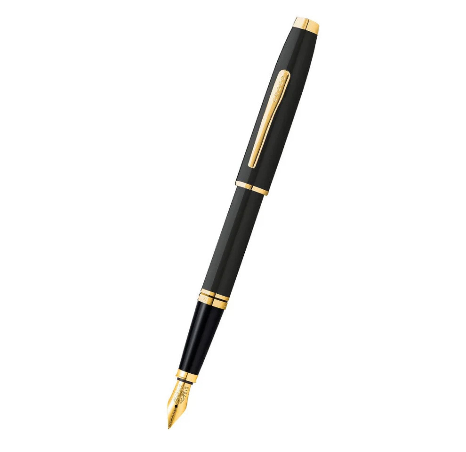 Cross Coventry Black Lacquer with Gold-Tone Fine Nib Fountain Pen AT0666-11FF