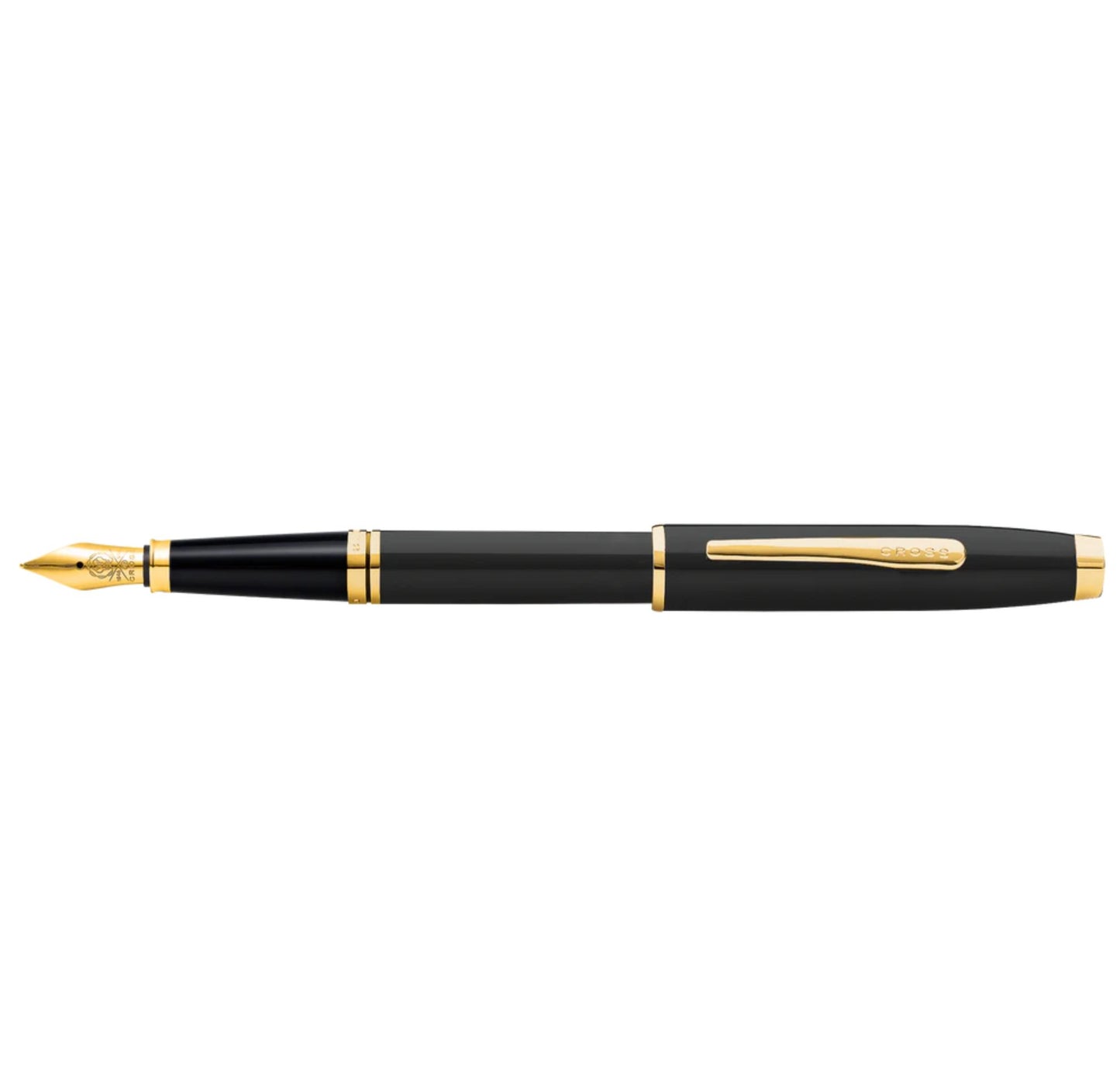 Cross Coventry Black Lacquer with Gold-Tone Fine Nib Fountain Pen AT0666-11FF