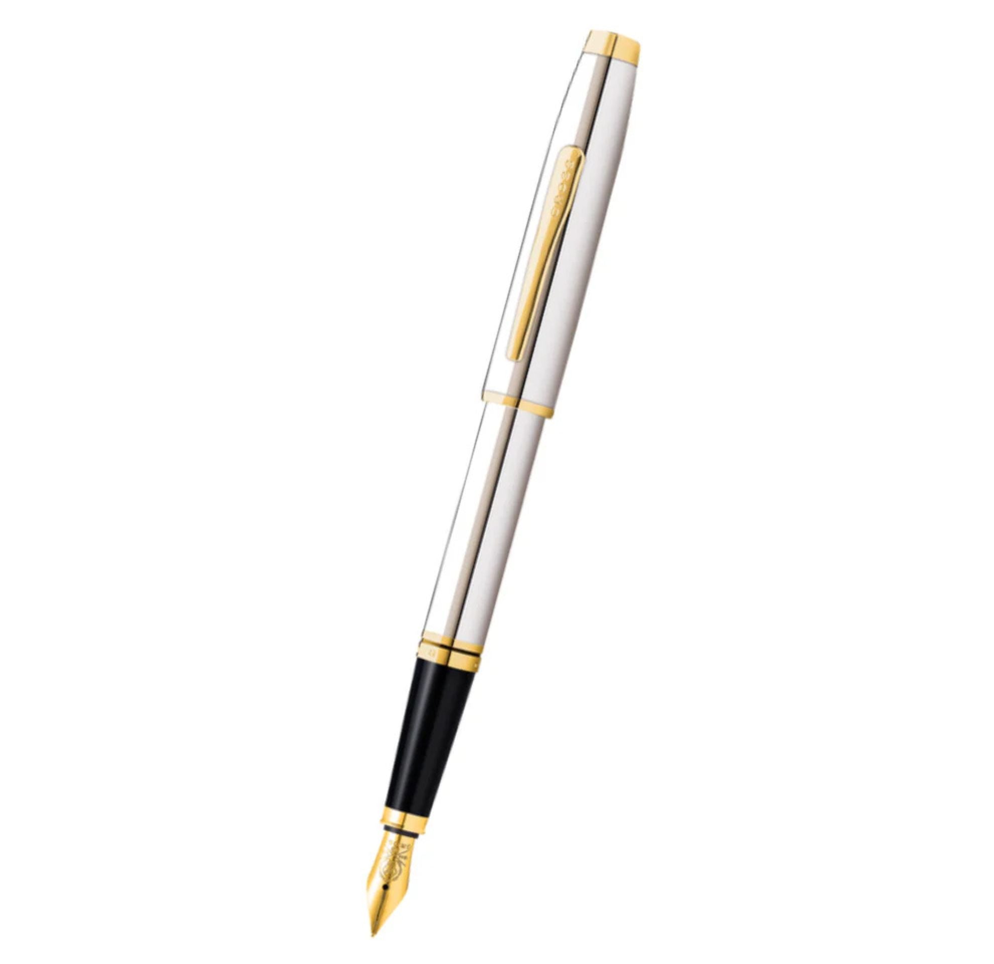 Cross Coventry Polished Chrome with Gold-Tone Fine Nib Fountain Pen AT0666-2FF