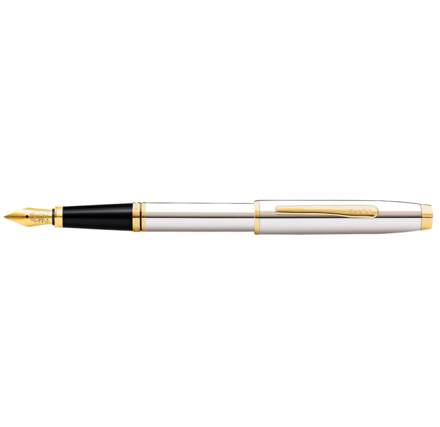 Cross Coventry Polished Chrome with Gold-Tone Fine Nib Fountain Pen AT0666-2FF