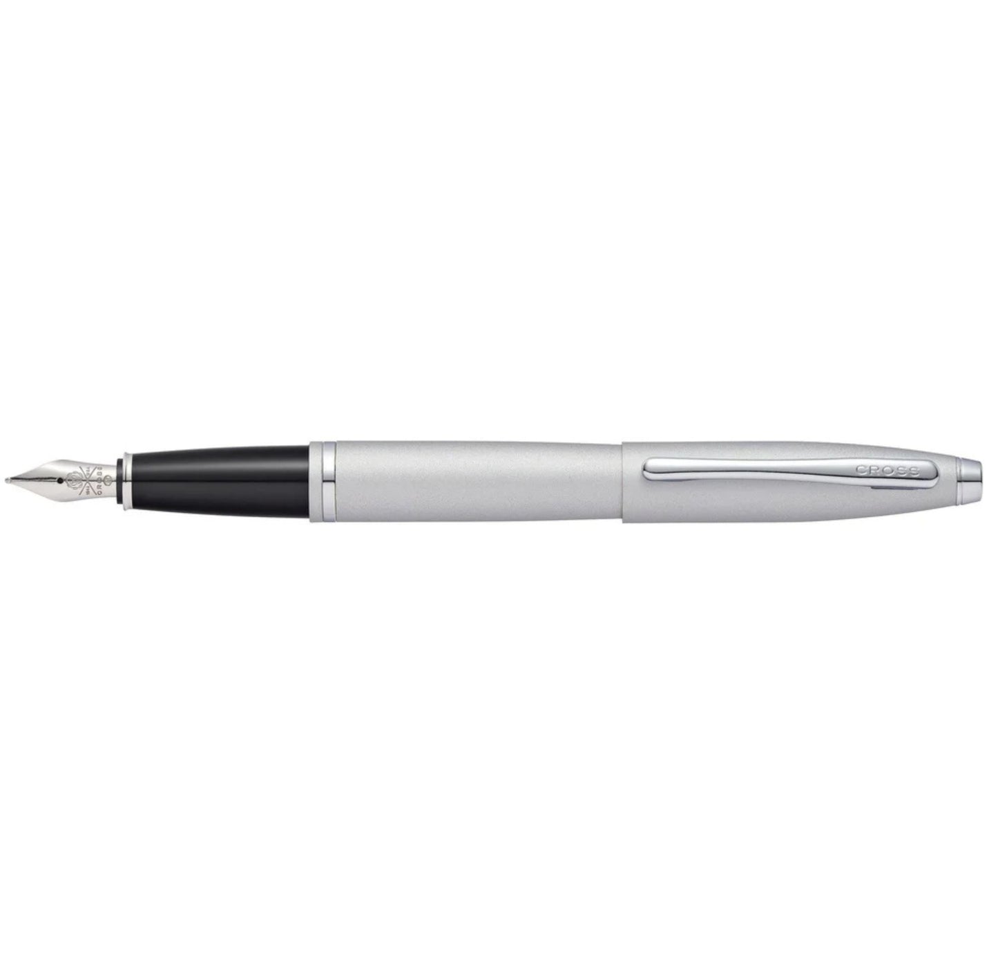 Cross Calais™ Satin Chrome Stainless Steel Medium Nib Fountain Pen AT0116-16MS