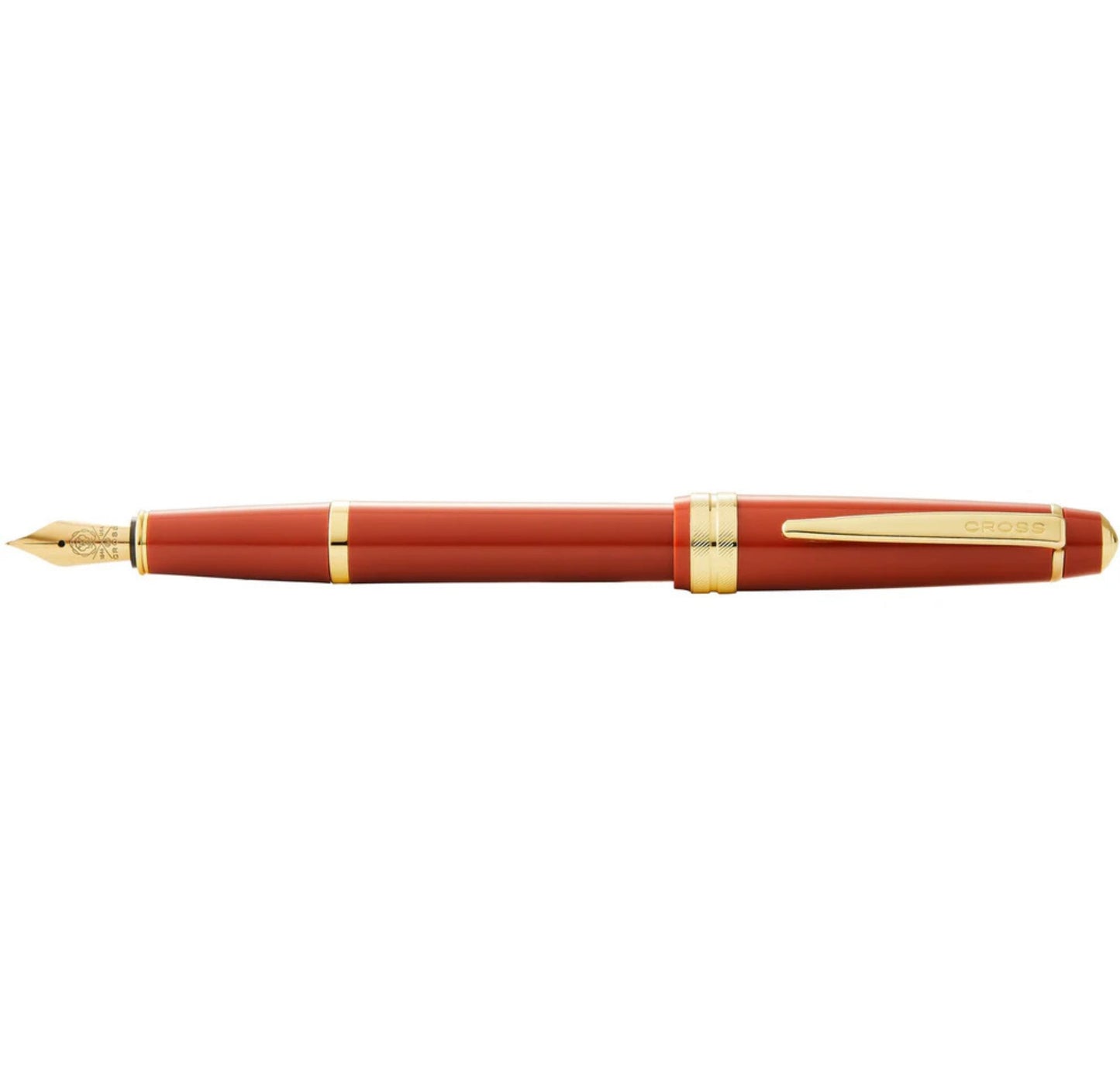 Cross Bailey Light™ Polished Amber Resin and Gold Tone Extra Fine Nib Fountain Pen AT0746-13XF