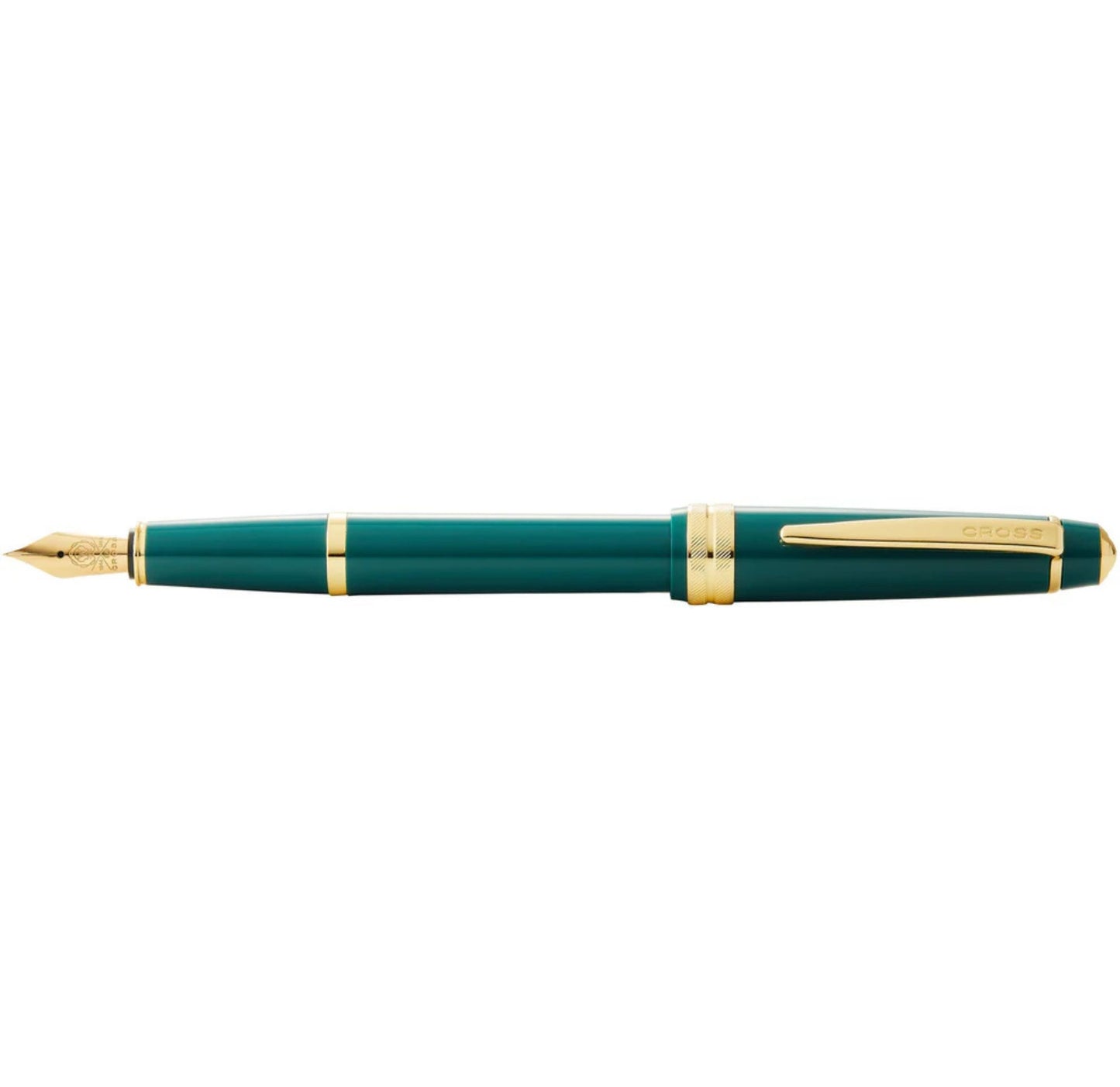 Cross Bailey Light™ Polished Green Resin and Gold Tone Medium Nib Fountain Pen AT0746-12MF