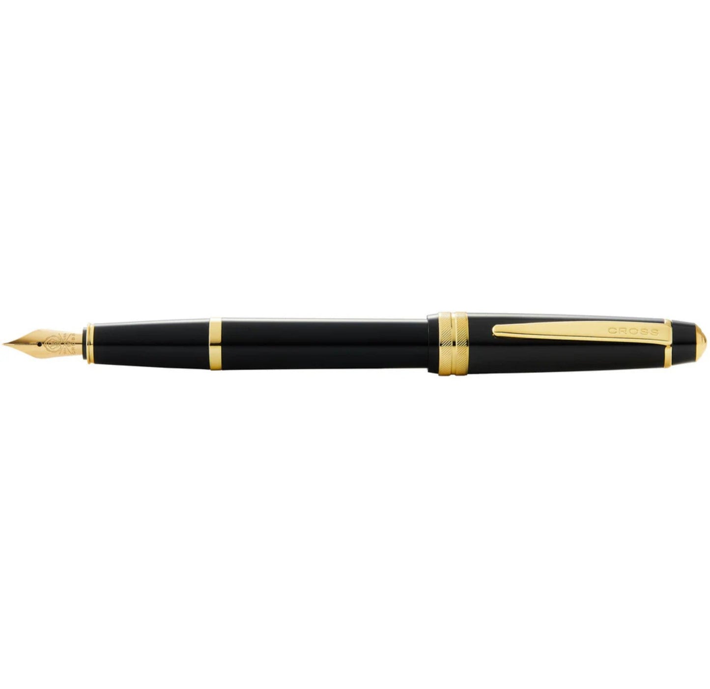 Cross Bailey Light™ Polished Black Resin and Gold Tone Extra-Fine Nib Fountain Pen AT0746-9XF