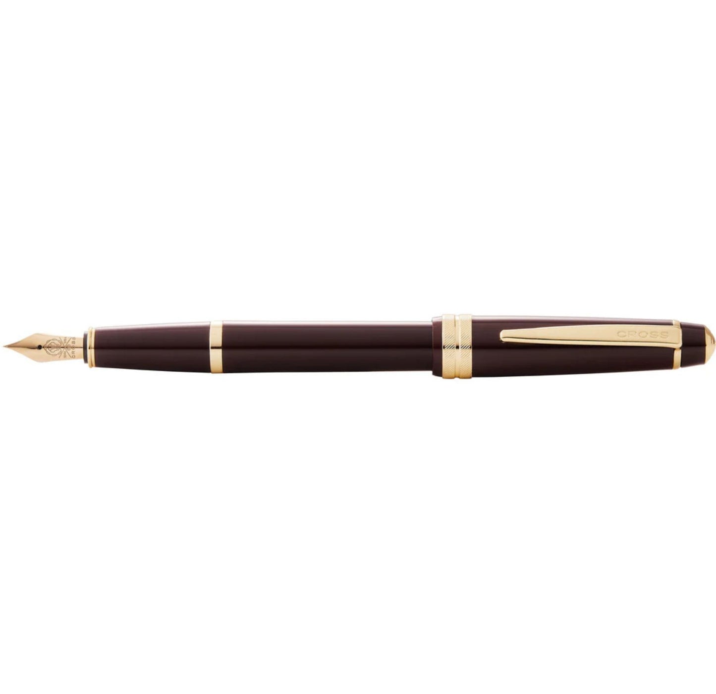 Cross Bailey Light™ Polished Burgundy Resin and Gold Tone Extra-Fine Fountain Pen AT0746-11XF