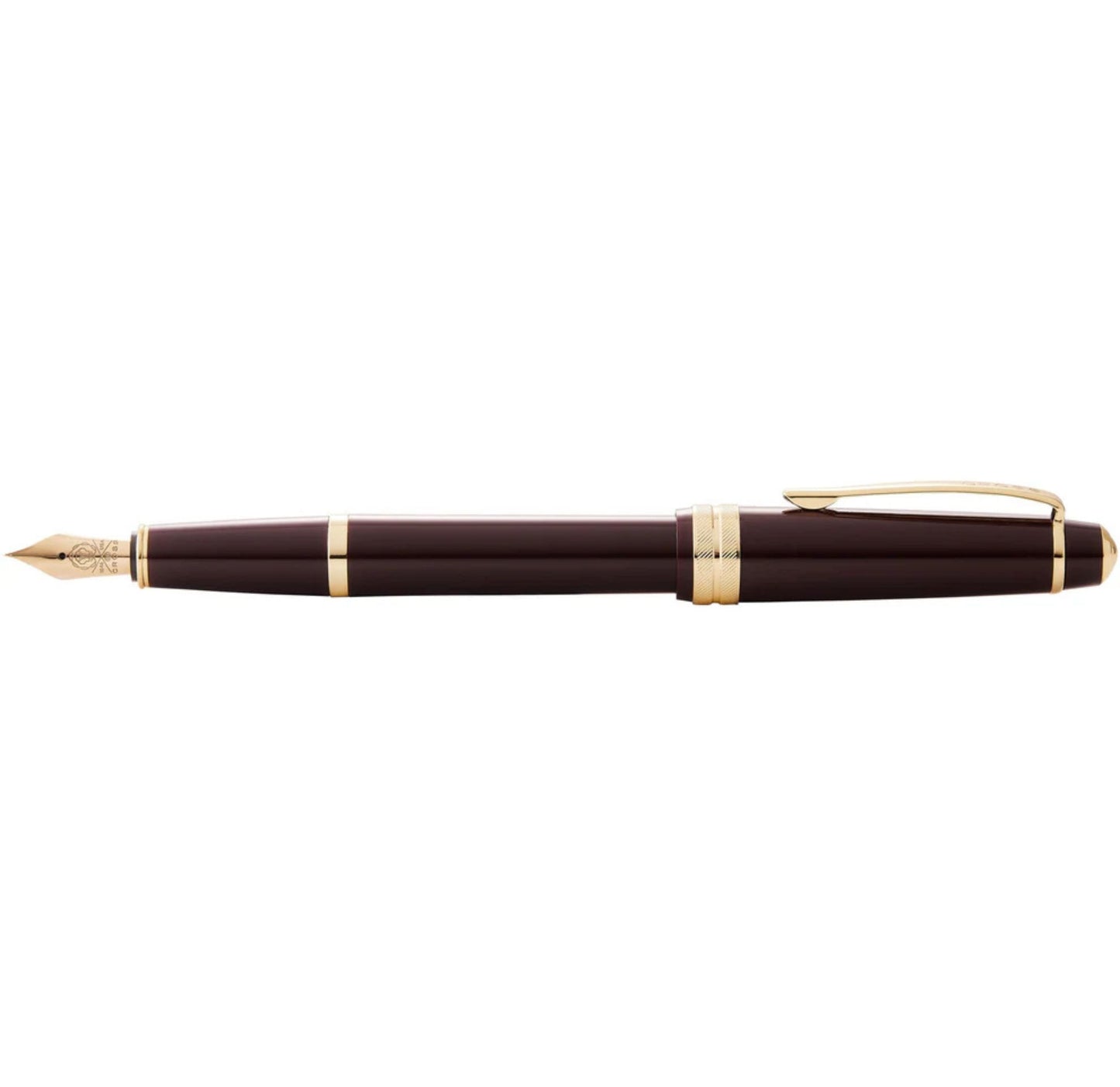 Cross Bailey Light™ Polished Burgundy Resin and Gold Tone Extra-Fine Fountain Pen AT0746-11XF
