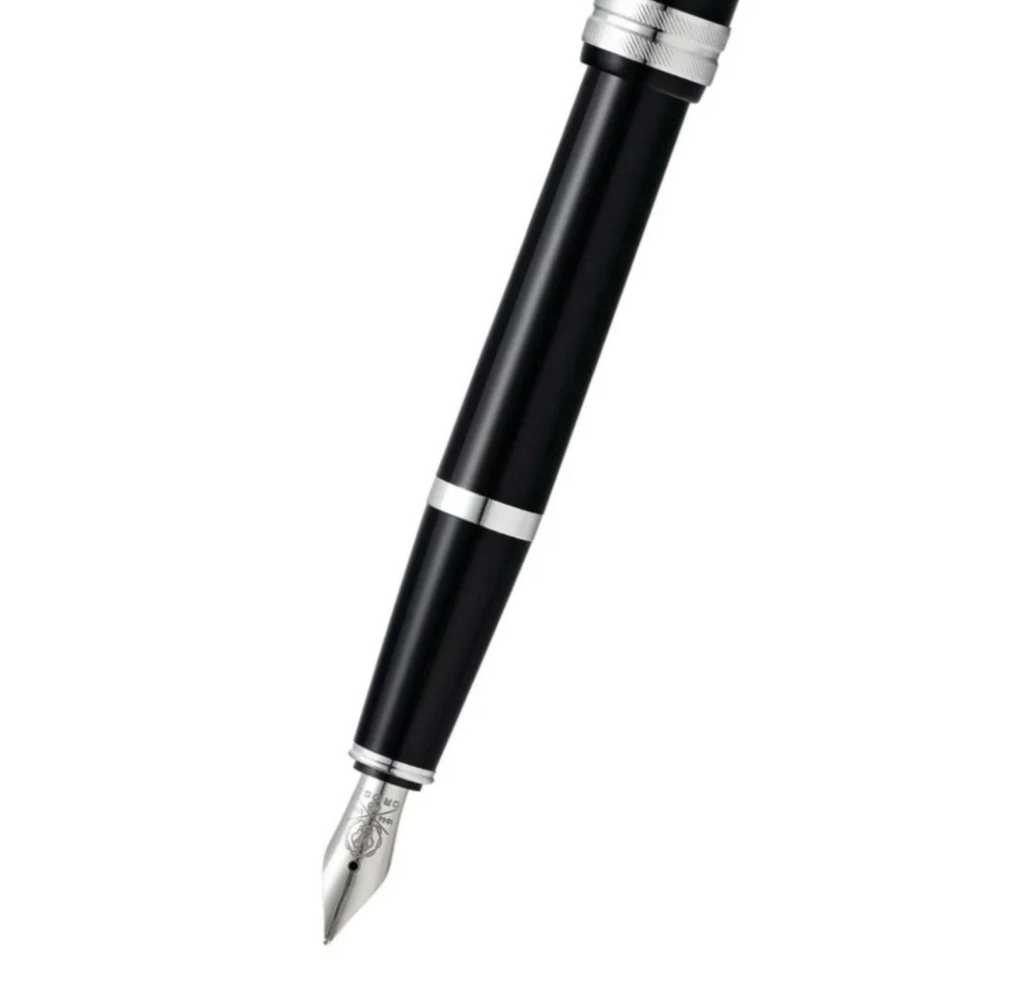 Cross Bailey Light™ Polished Black Resin Medium Nib Fountain Pen AT0746-1MS