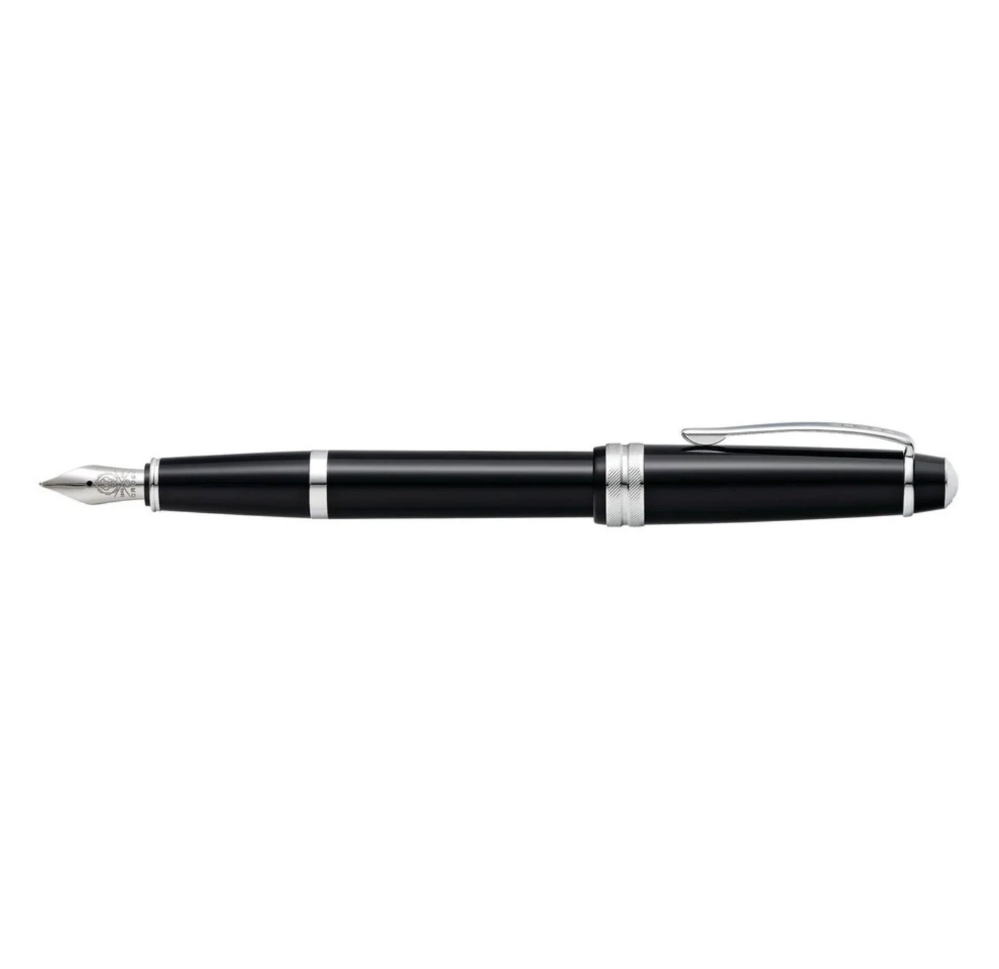Cross Bailey Light™ Polished Black Resin Medium Nib Fountain Pen AT0746-1MS