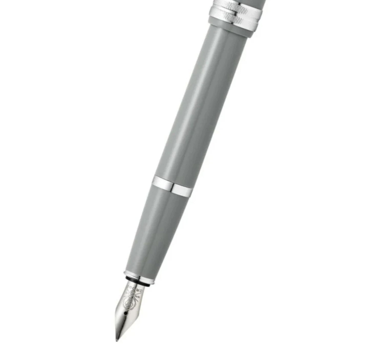 Cross Bailey Light™ Polished Gray Resin Extra-Fine Nib Fountain Pen AT0746-3XS