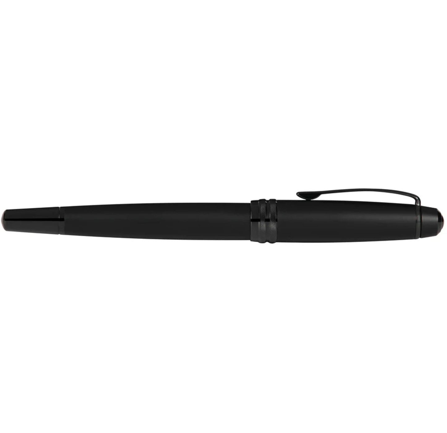 Cross Bailey™ Matte Black Lacquer Stainless Steel Medium Nib Fountain Pen AT0456-19MJ