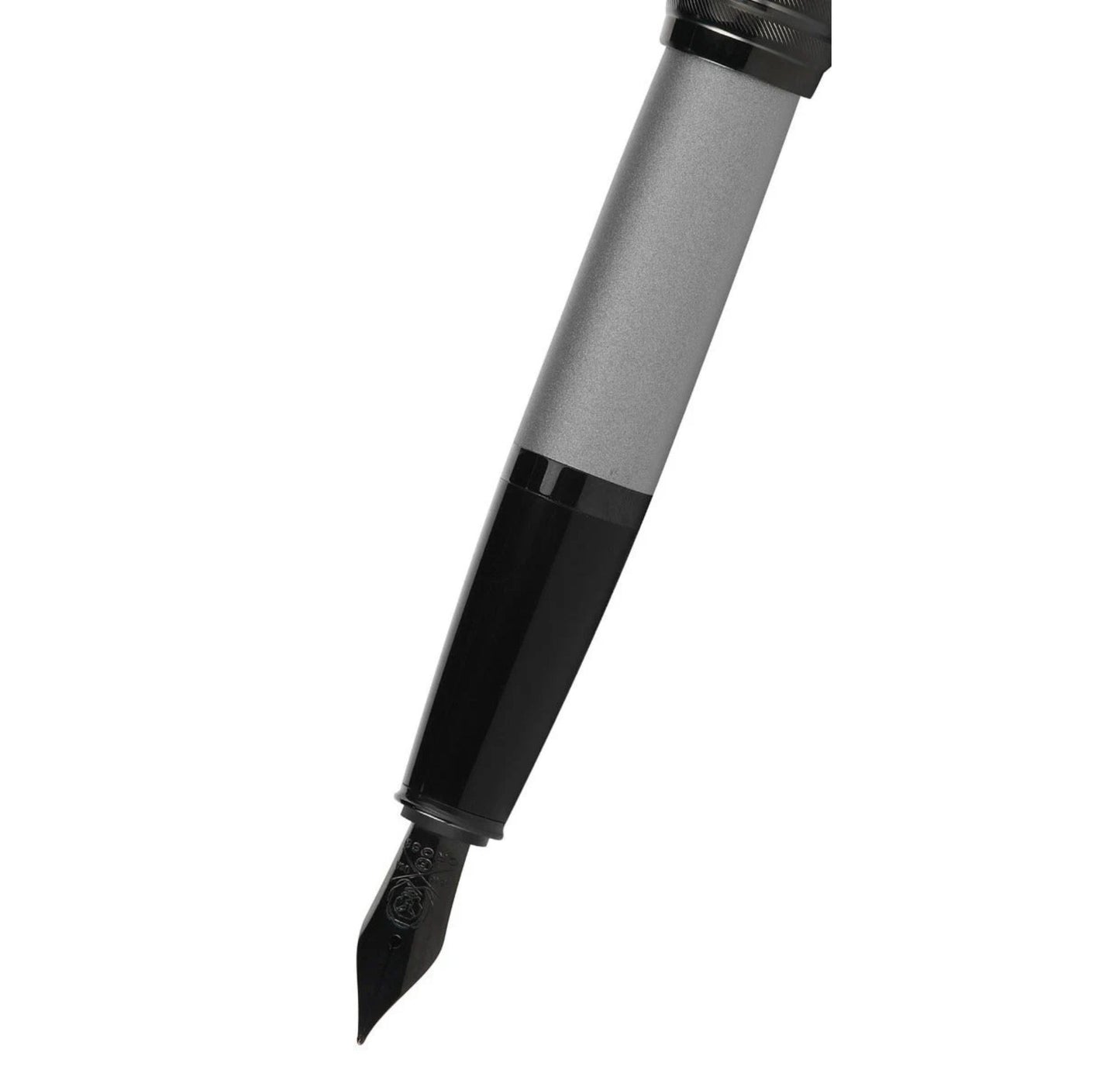 Cross Bailey Matte Gray Lacquer Stainless Steel Fine Nib Fountain Pen AT0456-20FJ