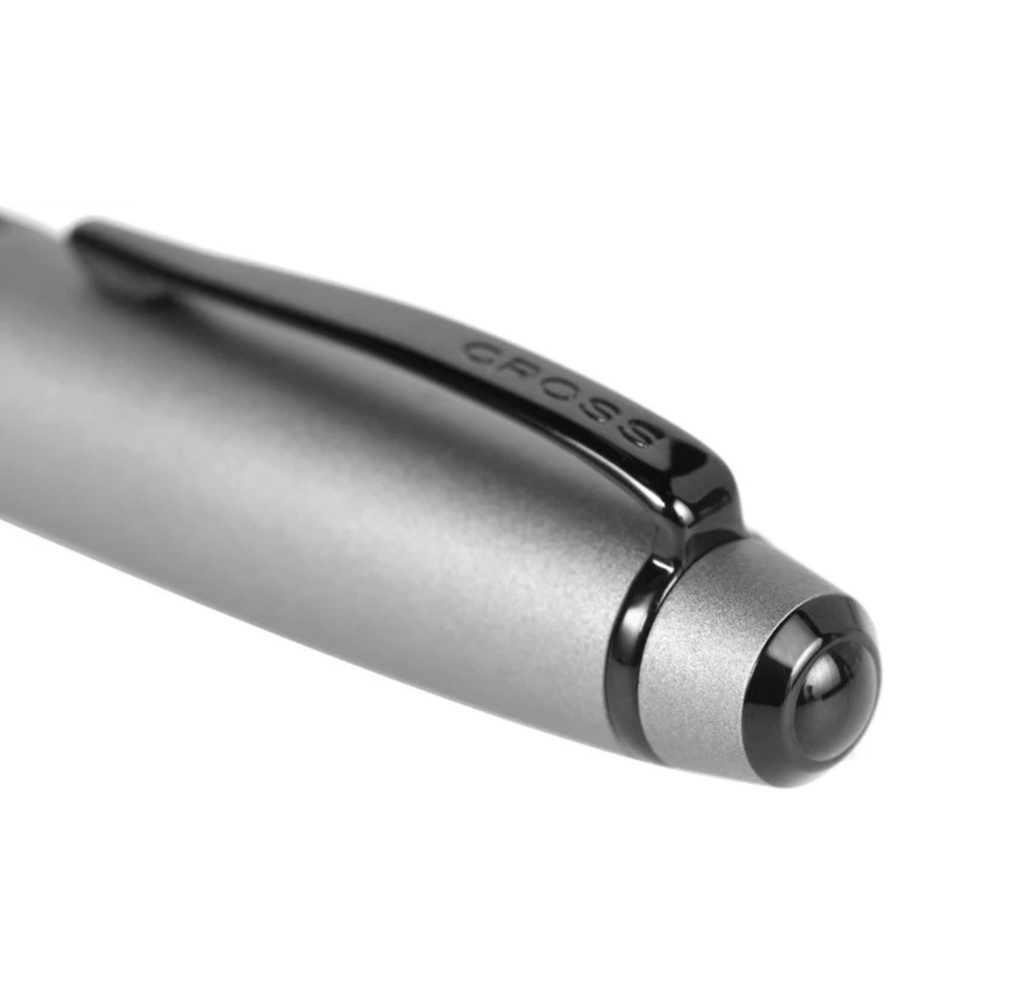 Cross Bailey Matte Gray Lacquer Stainless Steel Fine Nib Fountain Pen AT0456-20FJ