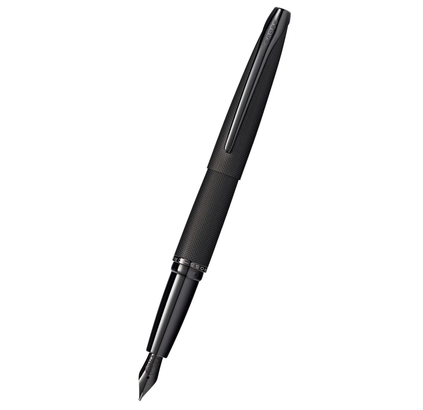 Cross ATX® Brushed Black Stainless Steel Fine Nib Fountain Pen 886-41FJ